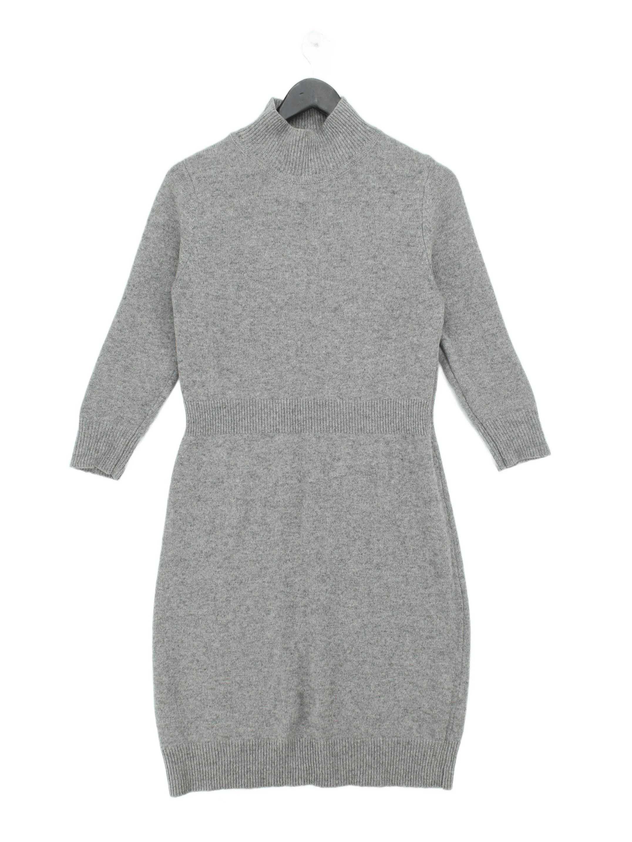 Jaeger Jumper Midi Dress M in Grey