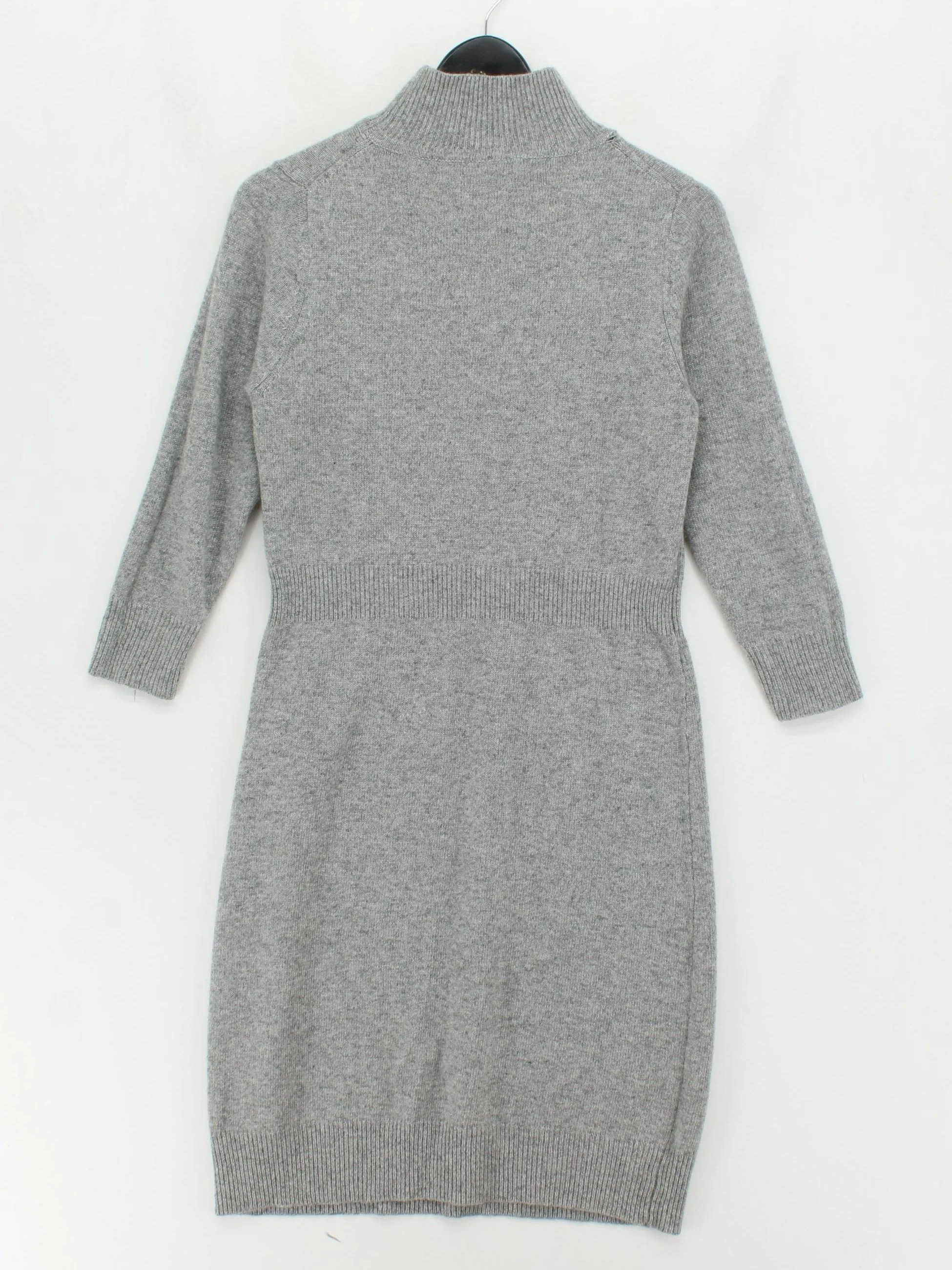 Jaeger Jumper Midi Dress M in Grey - Image 2