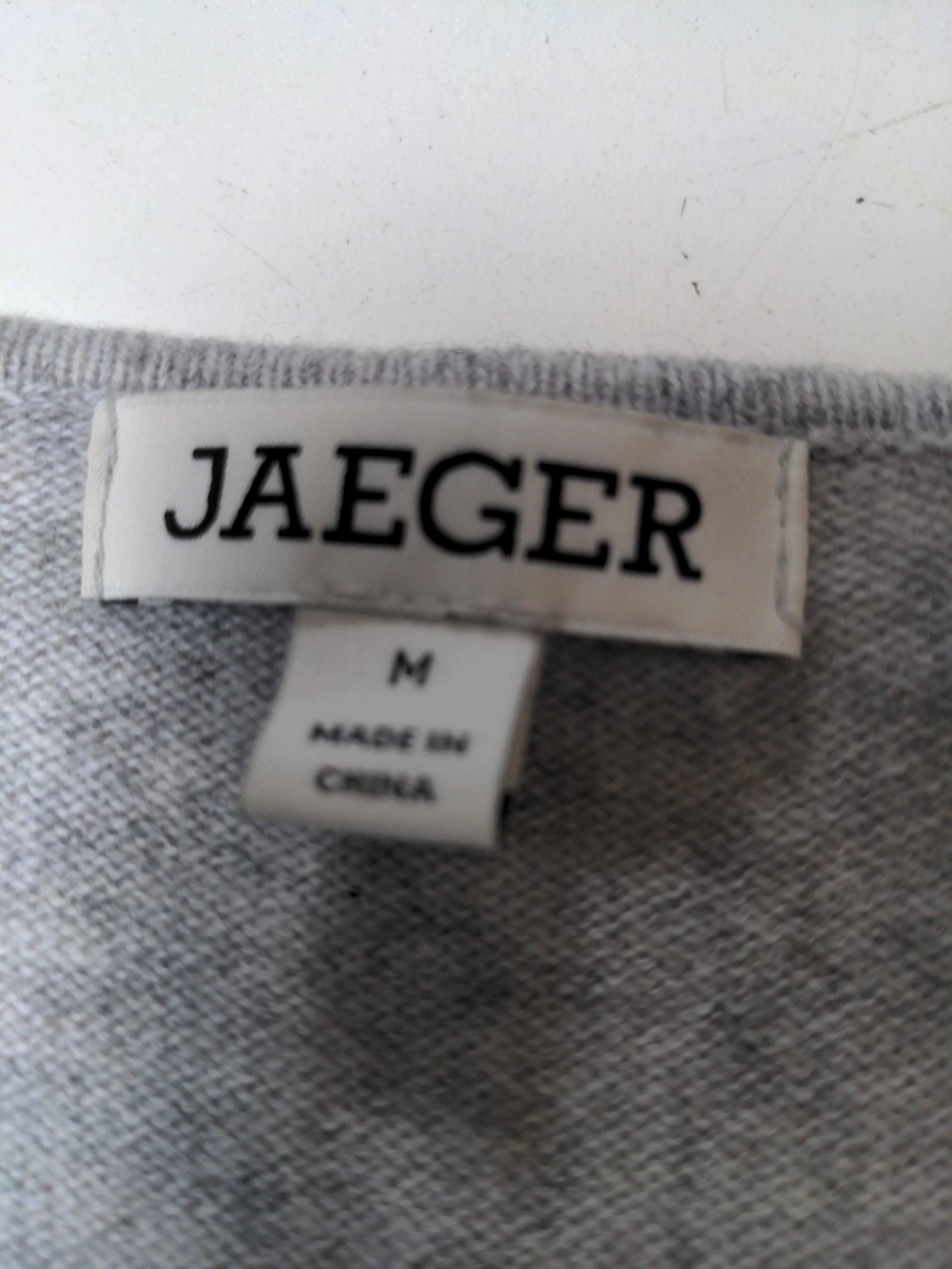 Jaeger Jumper Midi Dress M in Grey - Image 5