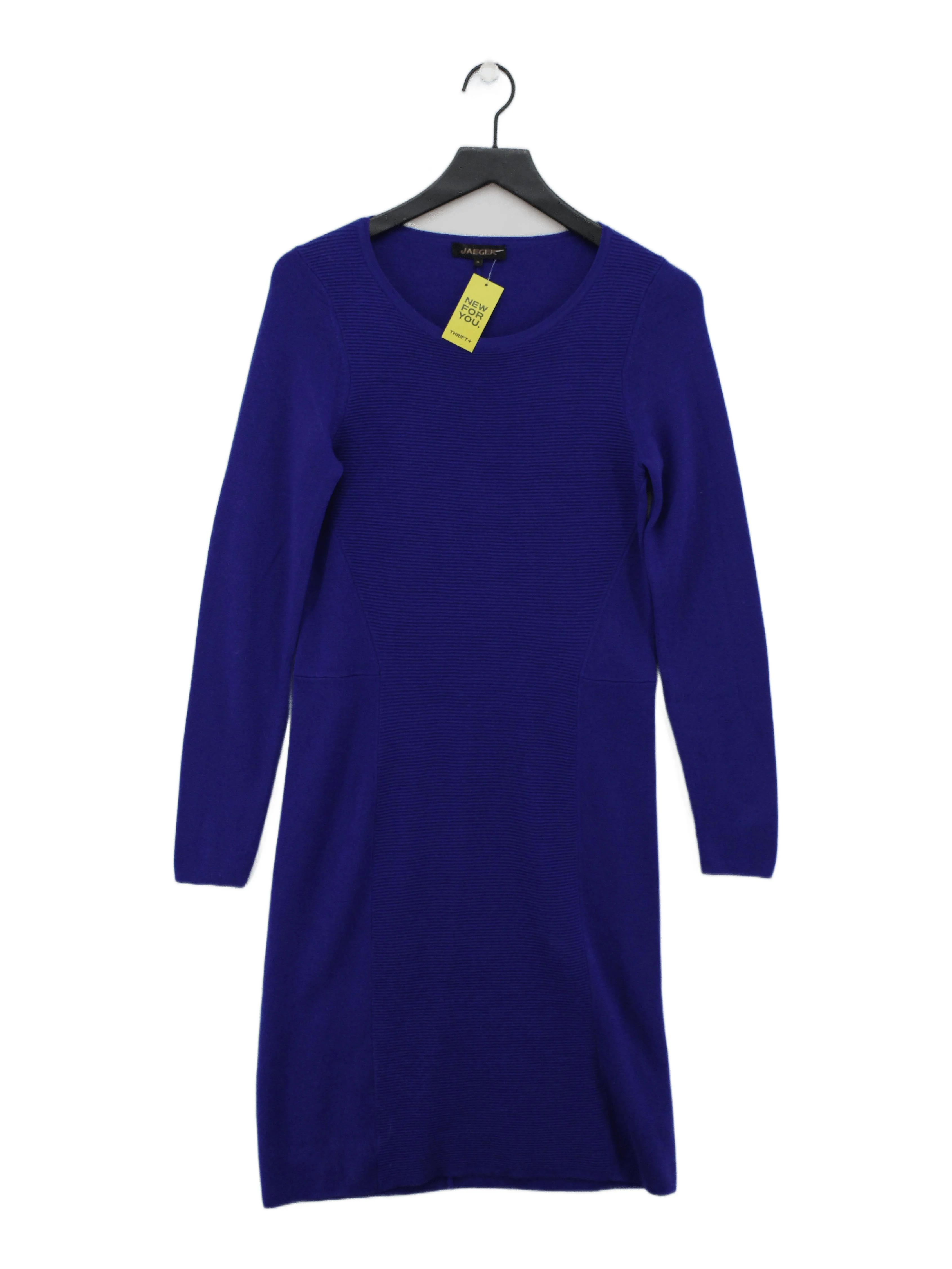 Jaeger Jumper Mini Dress M in Blue