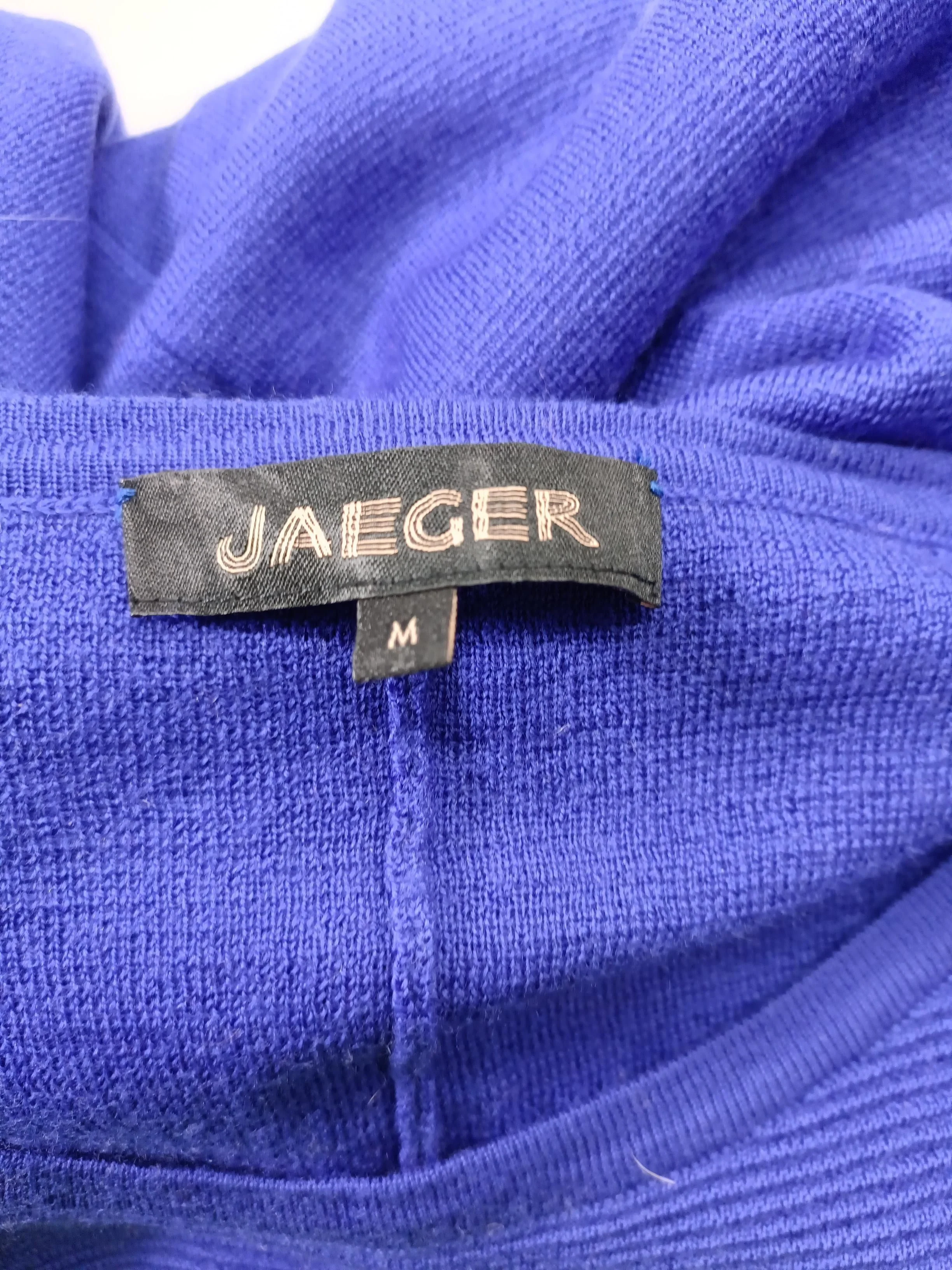 Jaeger Jumper Mini Dress M in Blue - Image 5