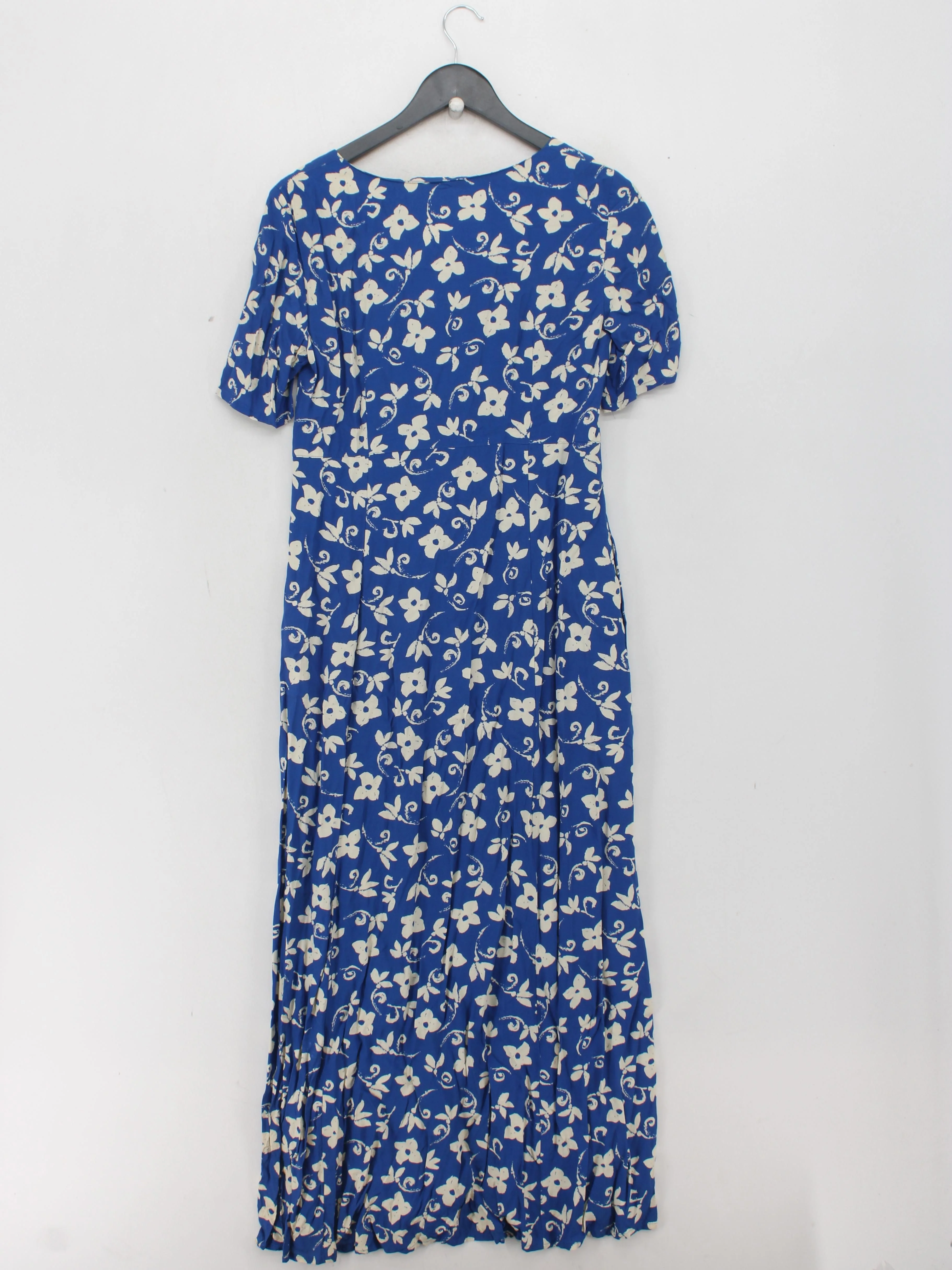 Jaeger Maxi Dress UK10 in Blue - Image 2