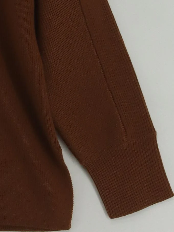 Jaeger Men's Jumper M Brown 100% Wool Round Neck Pullover - Image 4