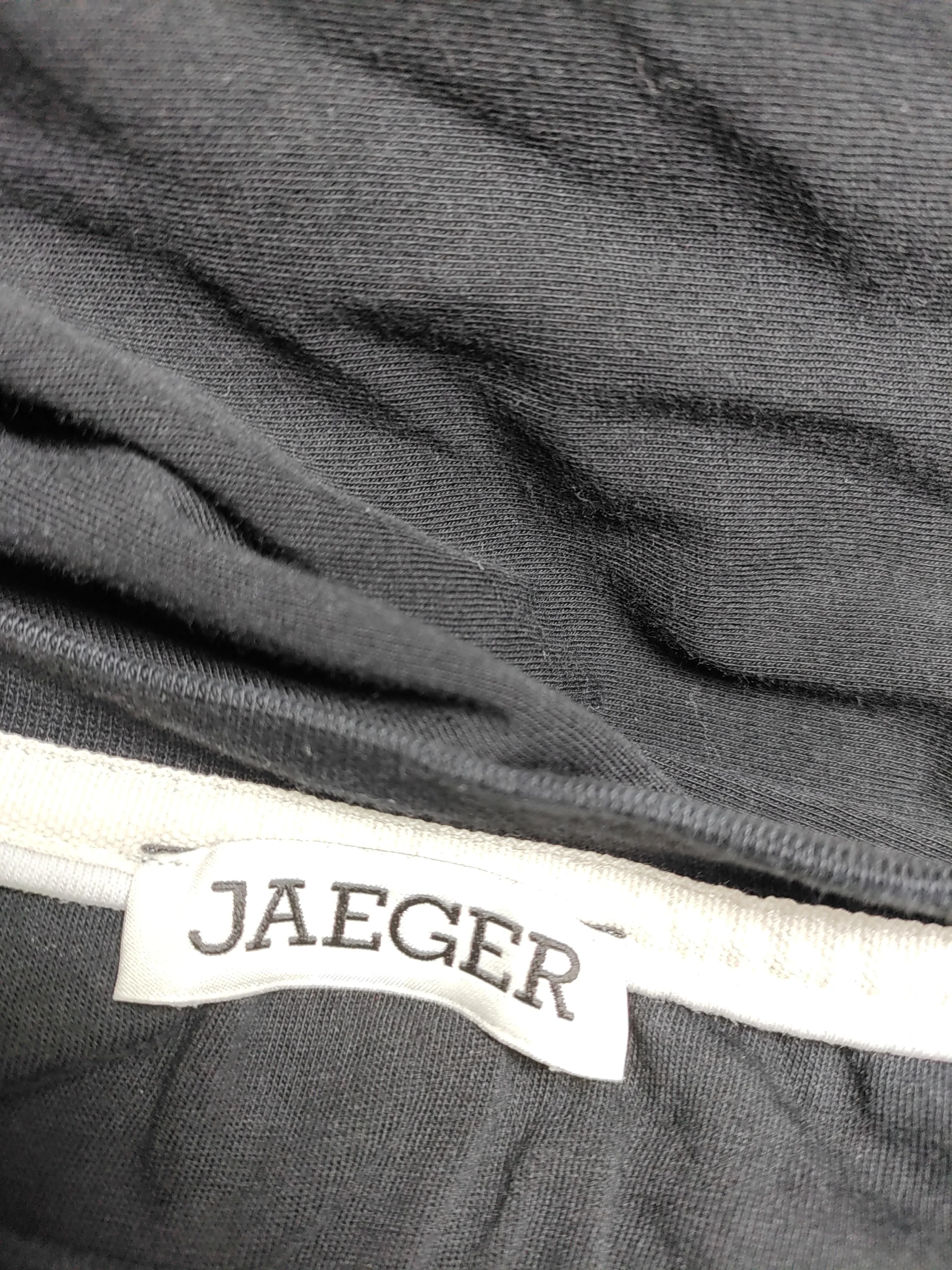 Jaeger Men's T-Shirt M Black 100% Cotton Basic - Image 5