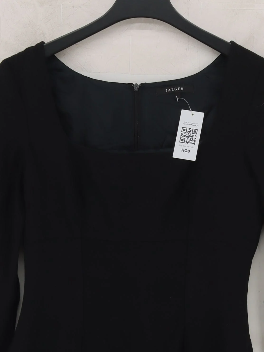 Jaeger Mini Dress UK12 in Black - Image 3