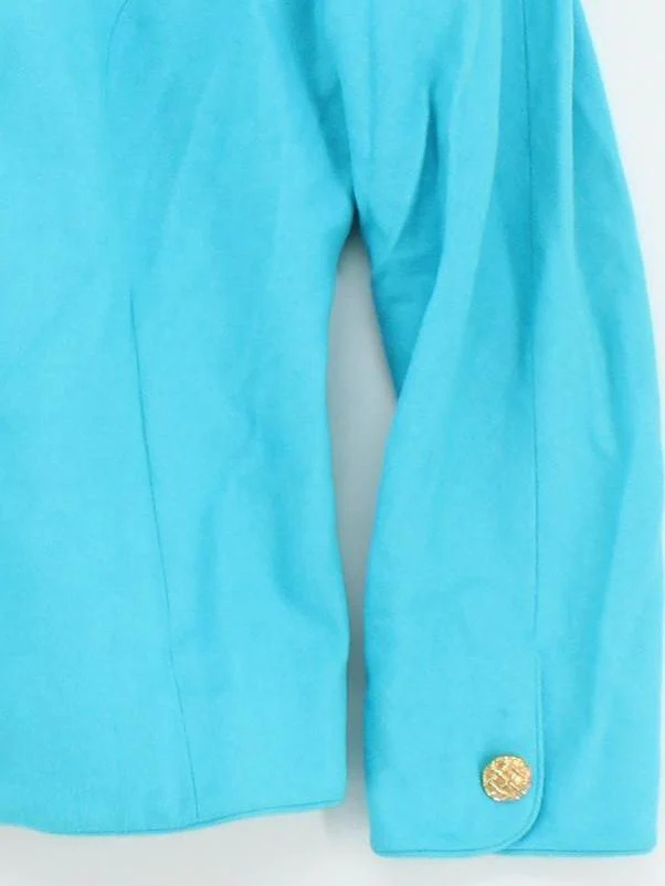 Jaeger Overcoat jacket blue - Image 4