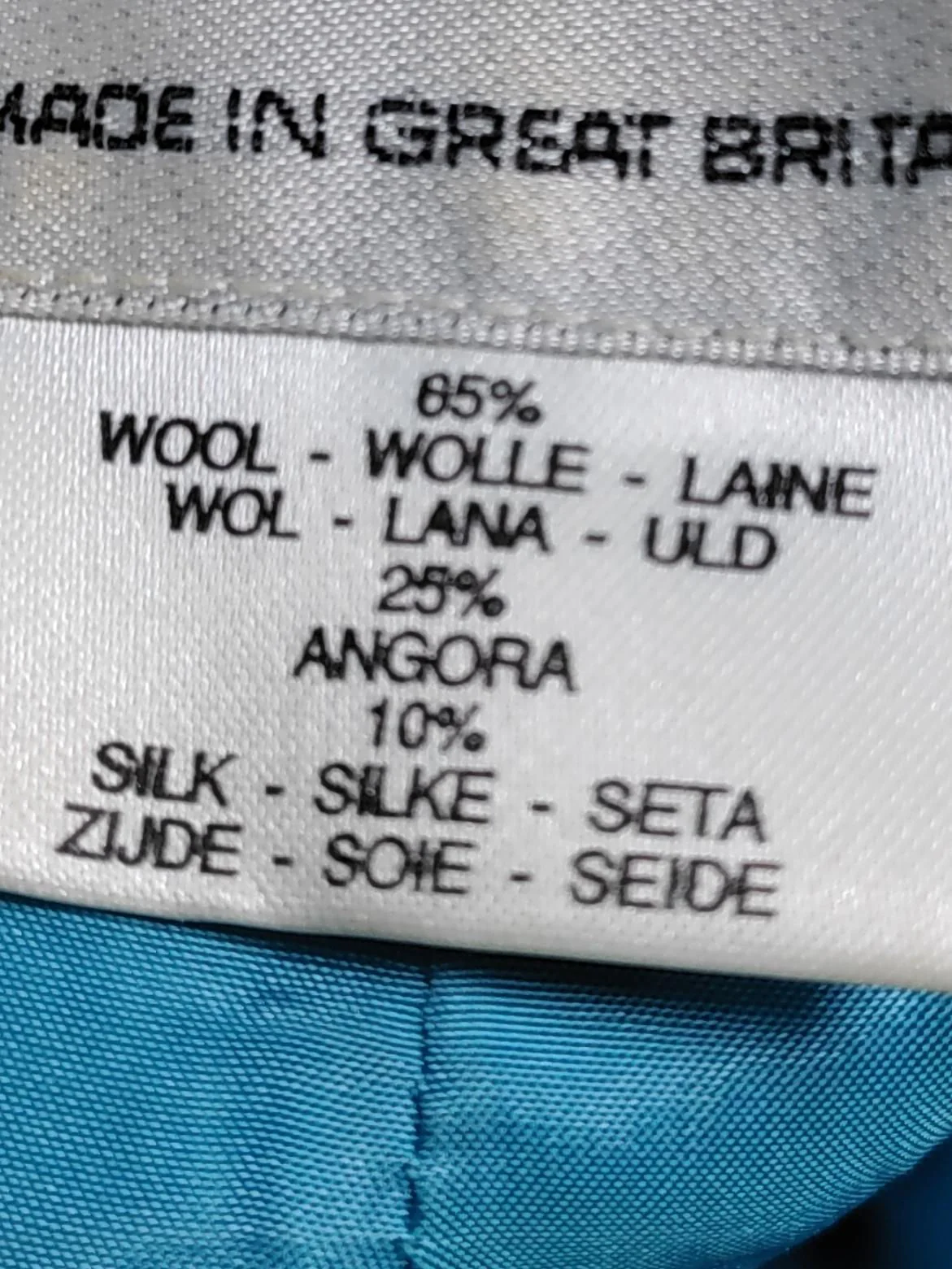 Jaeger Overcoat jacket blue - Image 6
