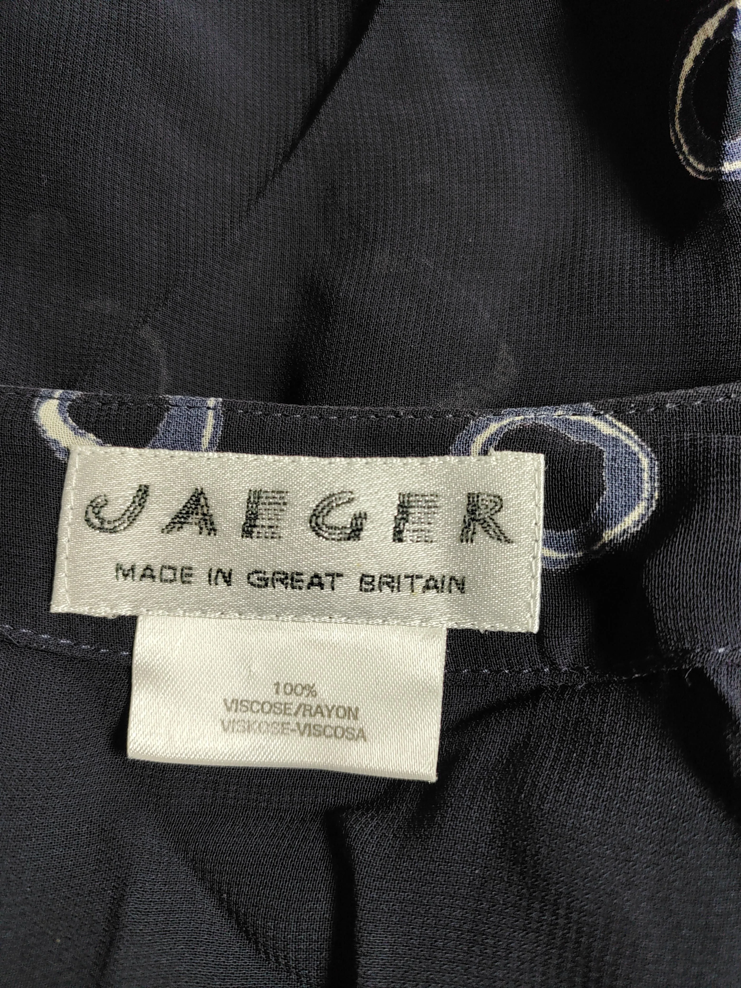 Jaeger Shirt Midi Dress UK10 in Blue - Image 5