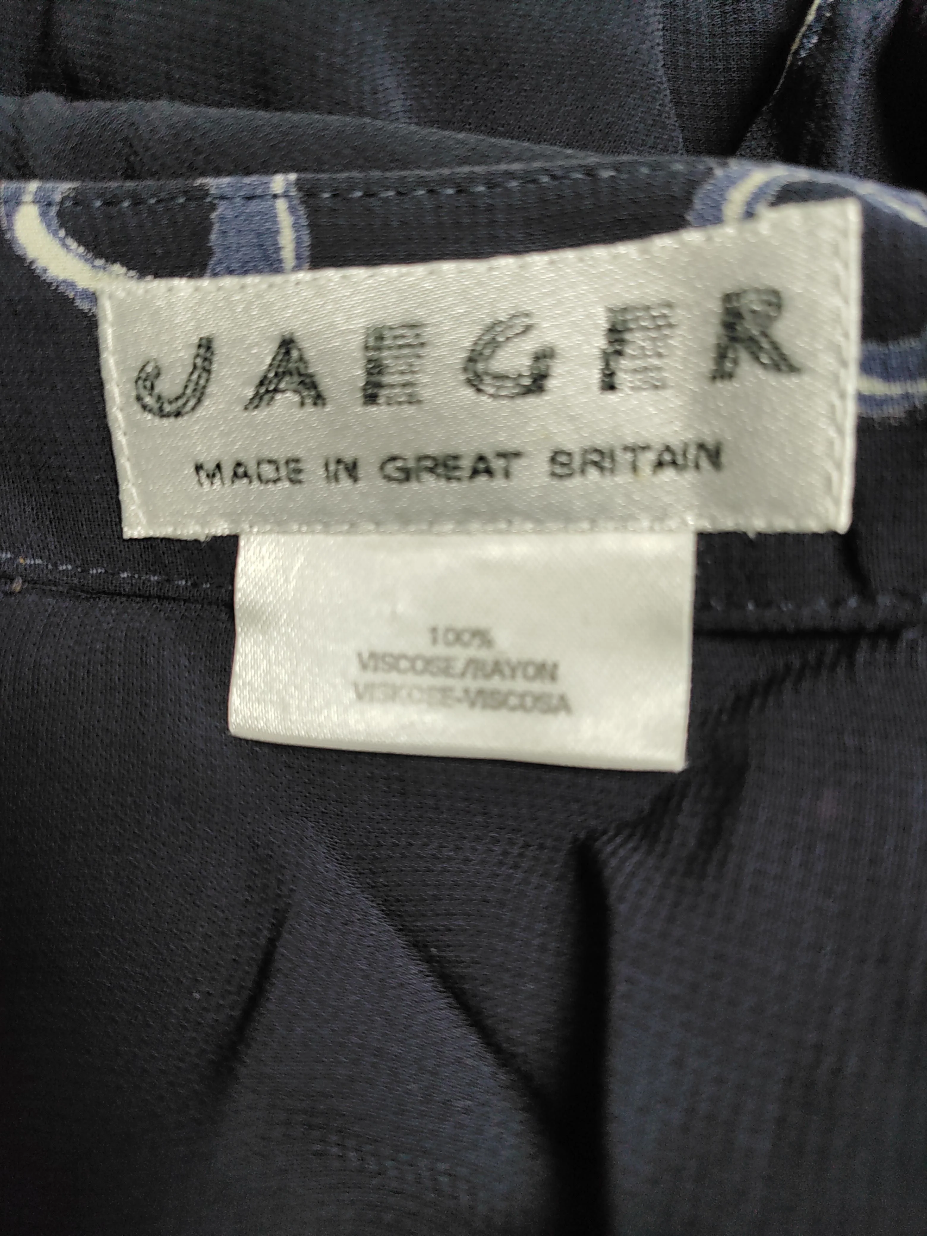 Jaeger Shirt Midi Dress UK10 in Blue - Image 6
