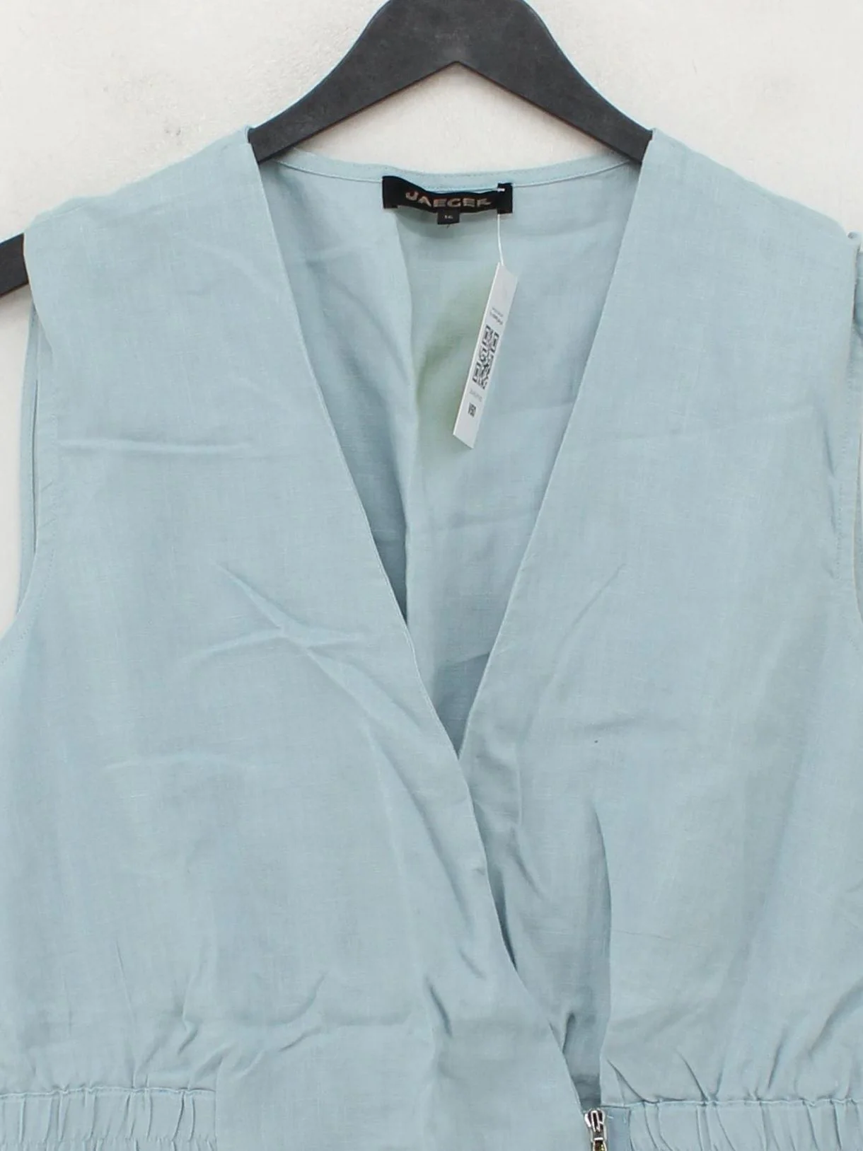 Jaeger Shirt Mini Dress UK16 in Blue - Image 3