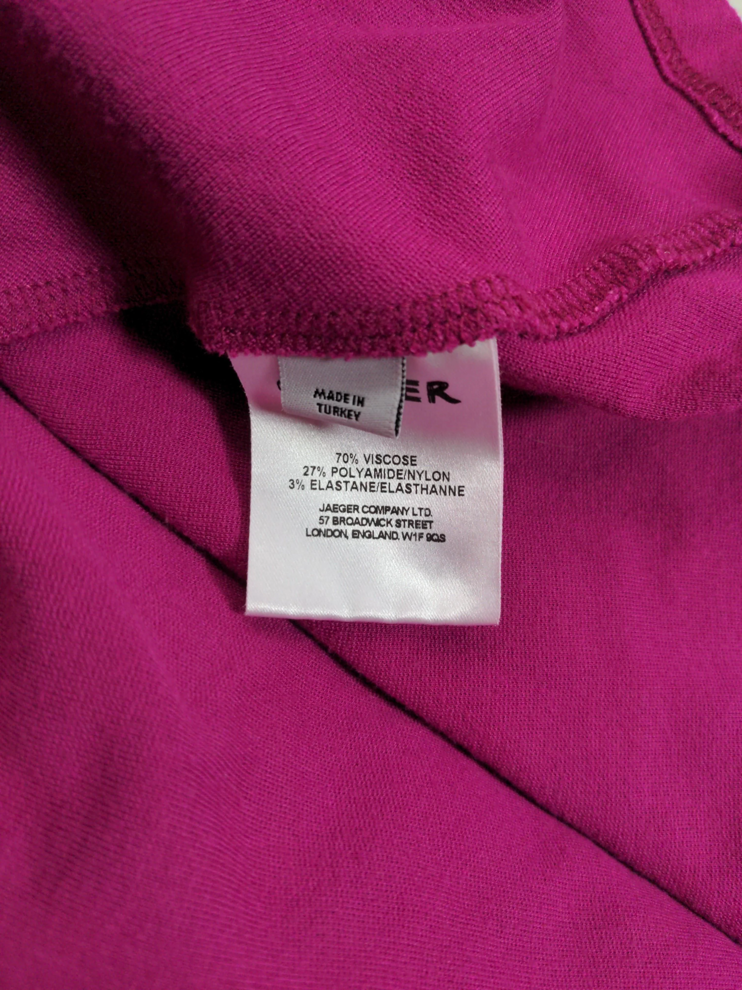 Jaeger Skater Midi Dress M in Pink - Image 6