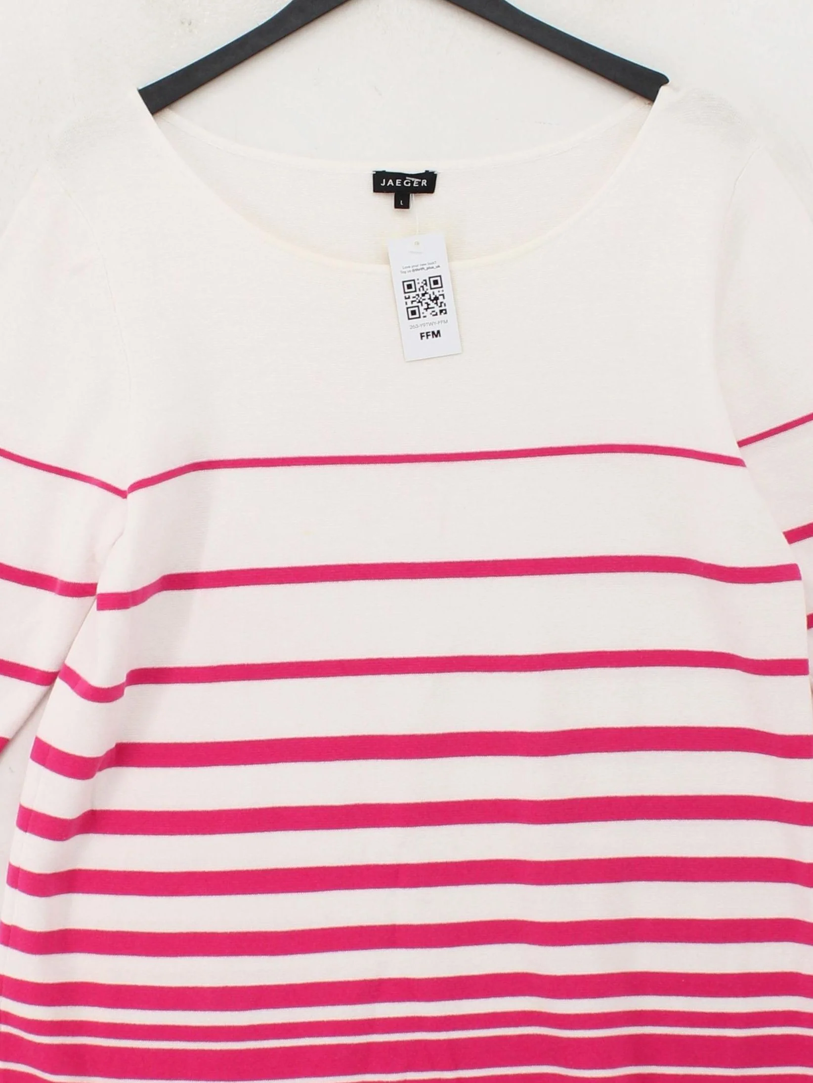 Jaeger T-Shirt Midi Dress L in Multi - Image 3