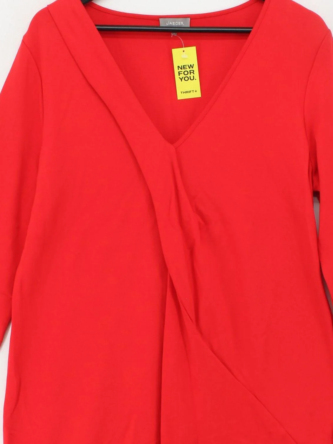 Jaeger T-Shirt Midi Dress L in Red - Image 3