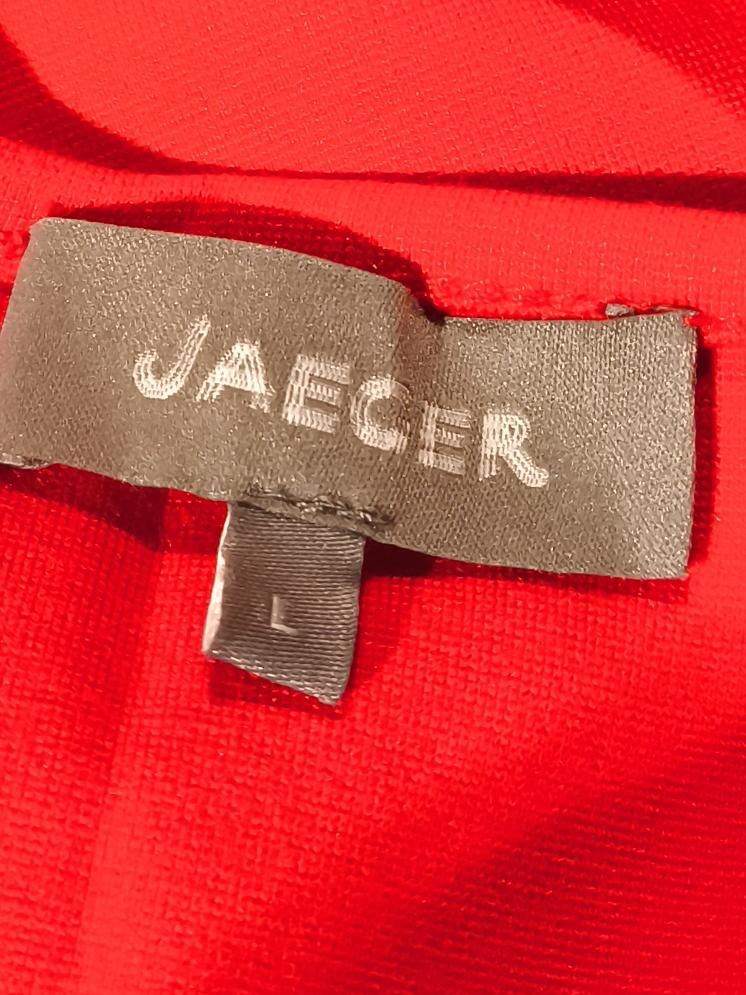 Jaeger T-Shirt Midi Dress L in Red - Image 5