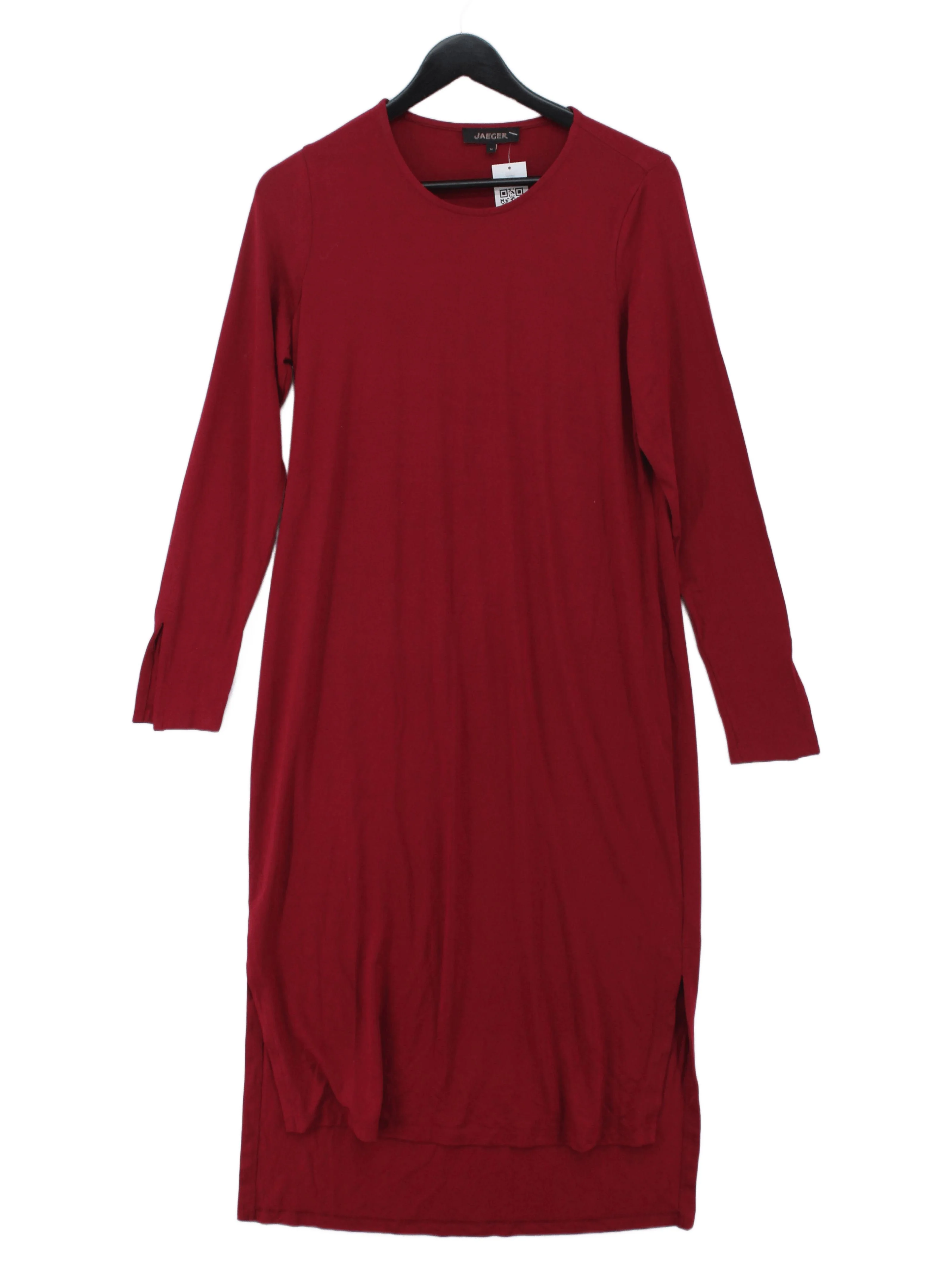 Jaeger T-Shirt Midi Dress M in Red