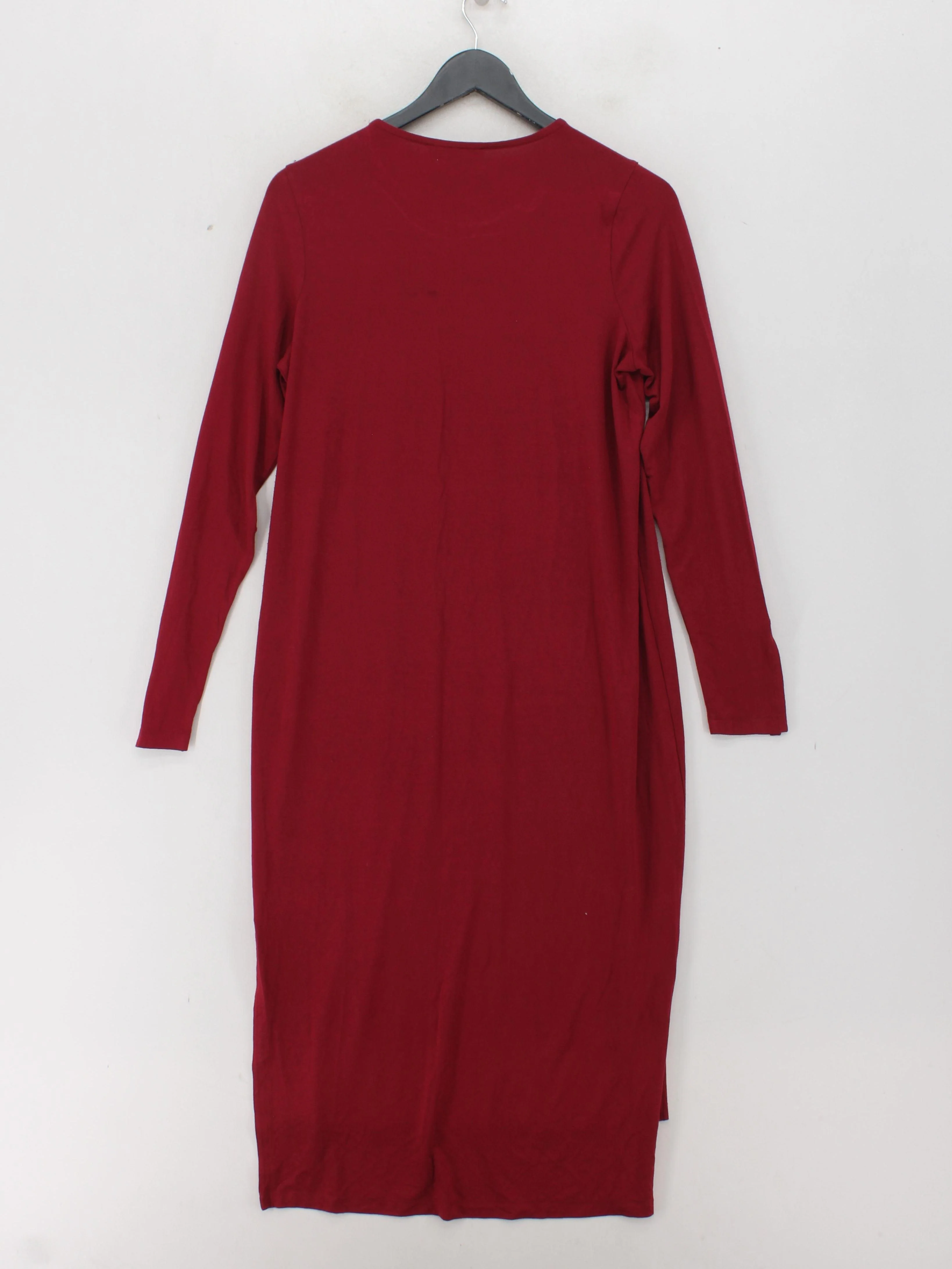 Jaeger T-Shirt Midi Dress M in Red - Image 2