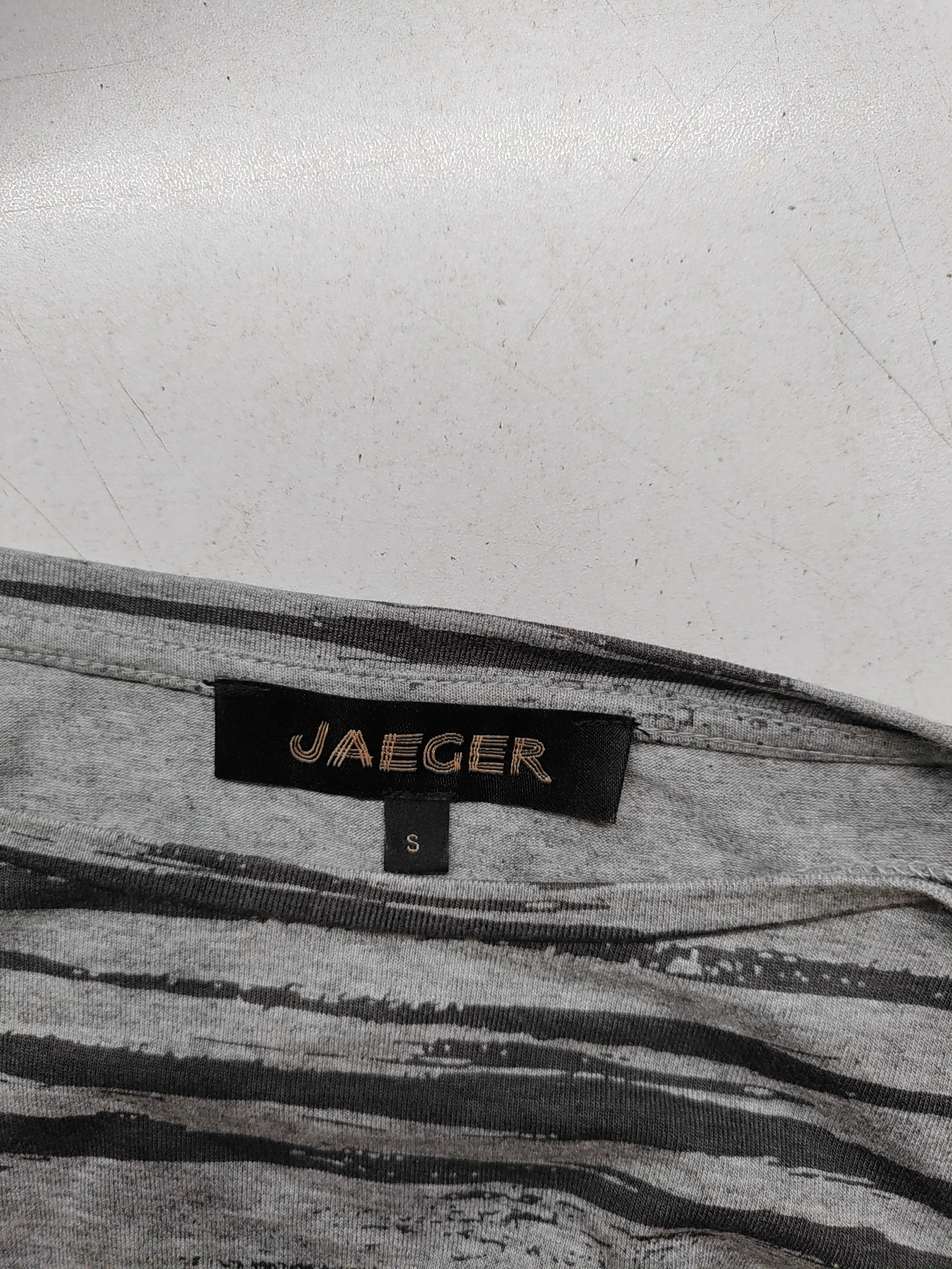 Jaeger T-Shirt Mini Dress S in Grey - Image 5