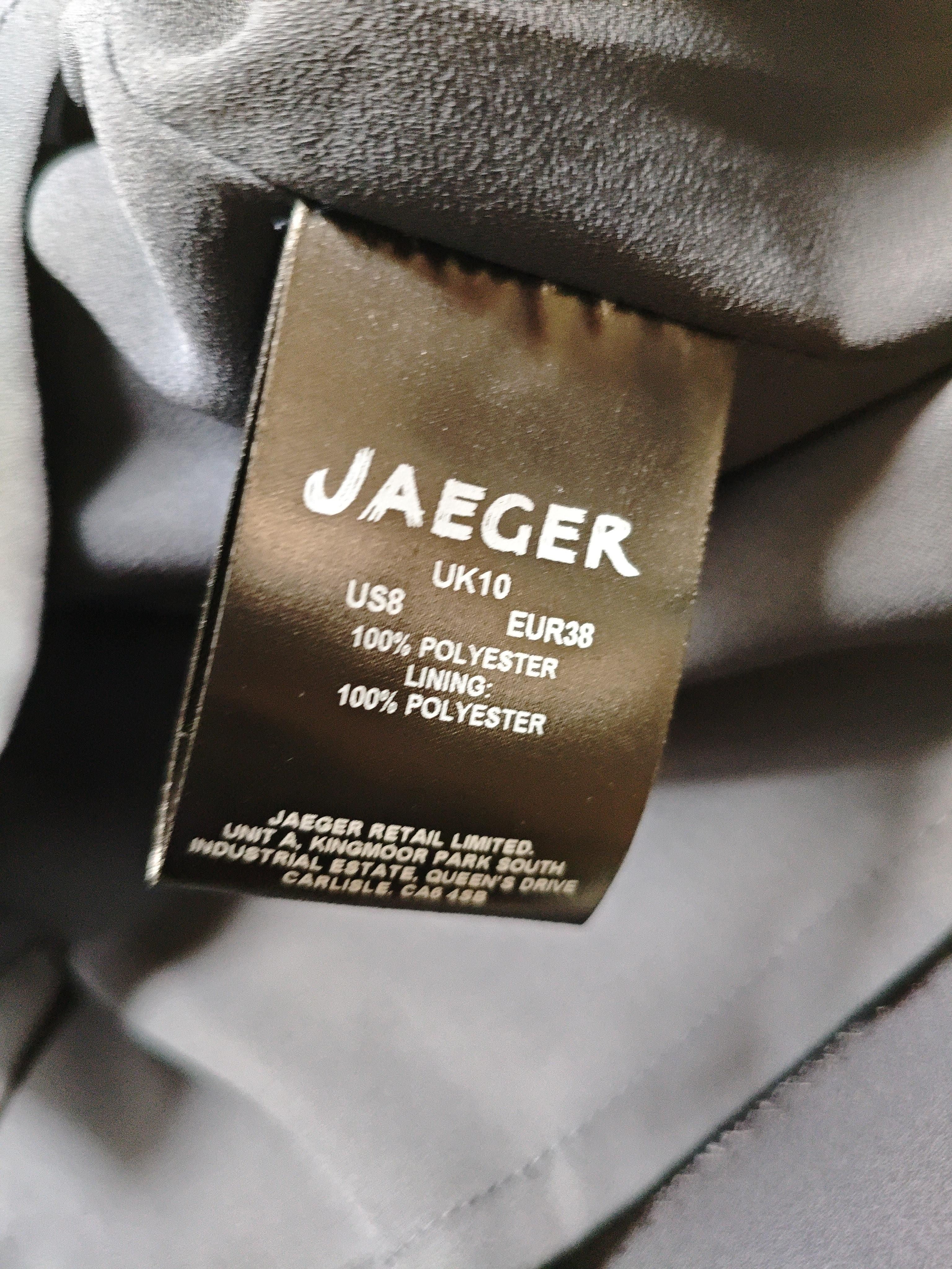 Jaeger T-Shirt Mini Dress UK10 in Black - Image 6