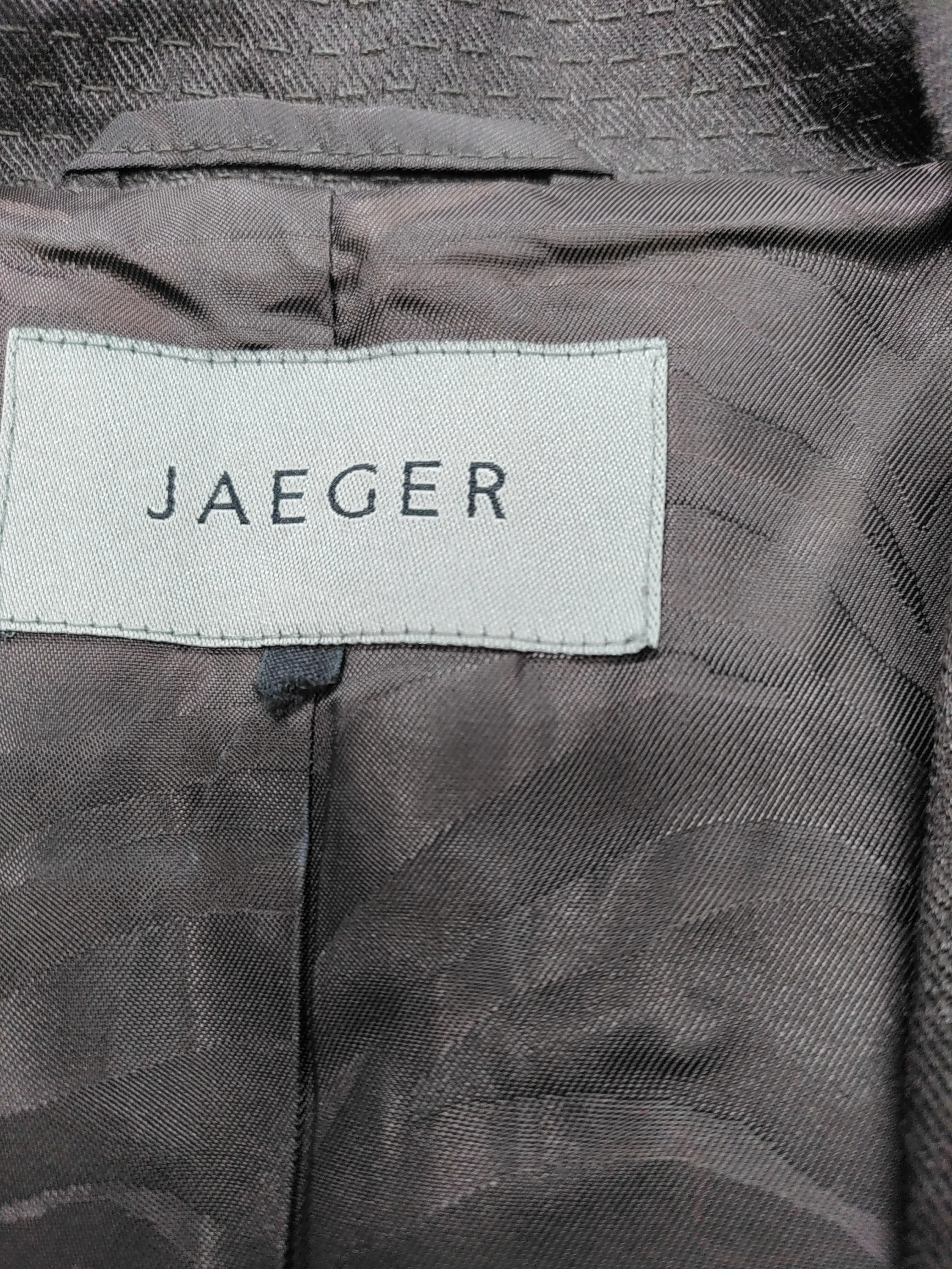 Jaeger Women's Blazer UK 12 Brown Linen with Viscose Overcoat - Image 5