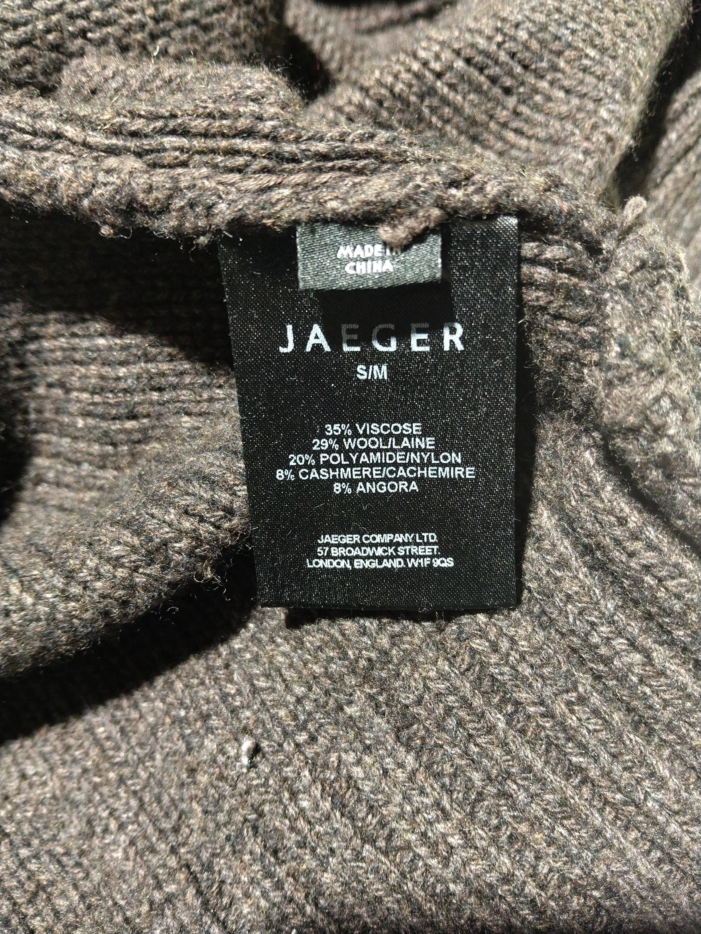 Jaeger Women's Cardigan S Brown Viscose - Image 7