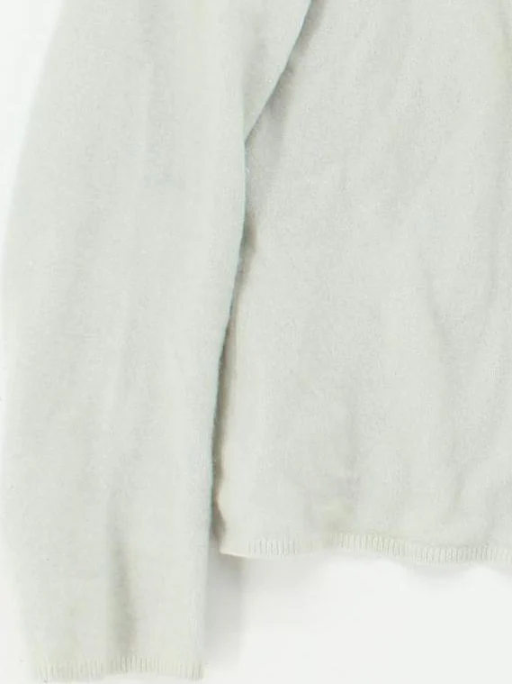 Jaeger Women's Jumper M Grey 100% Cashmere Crew Neck Pullover - Image 4