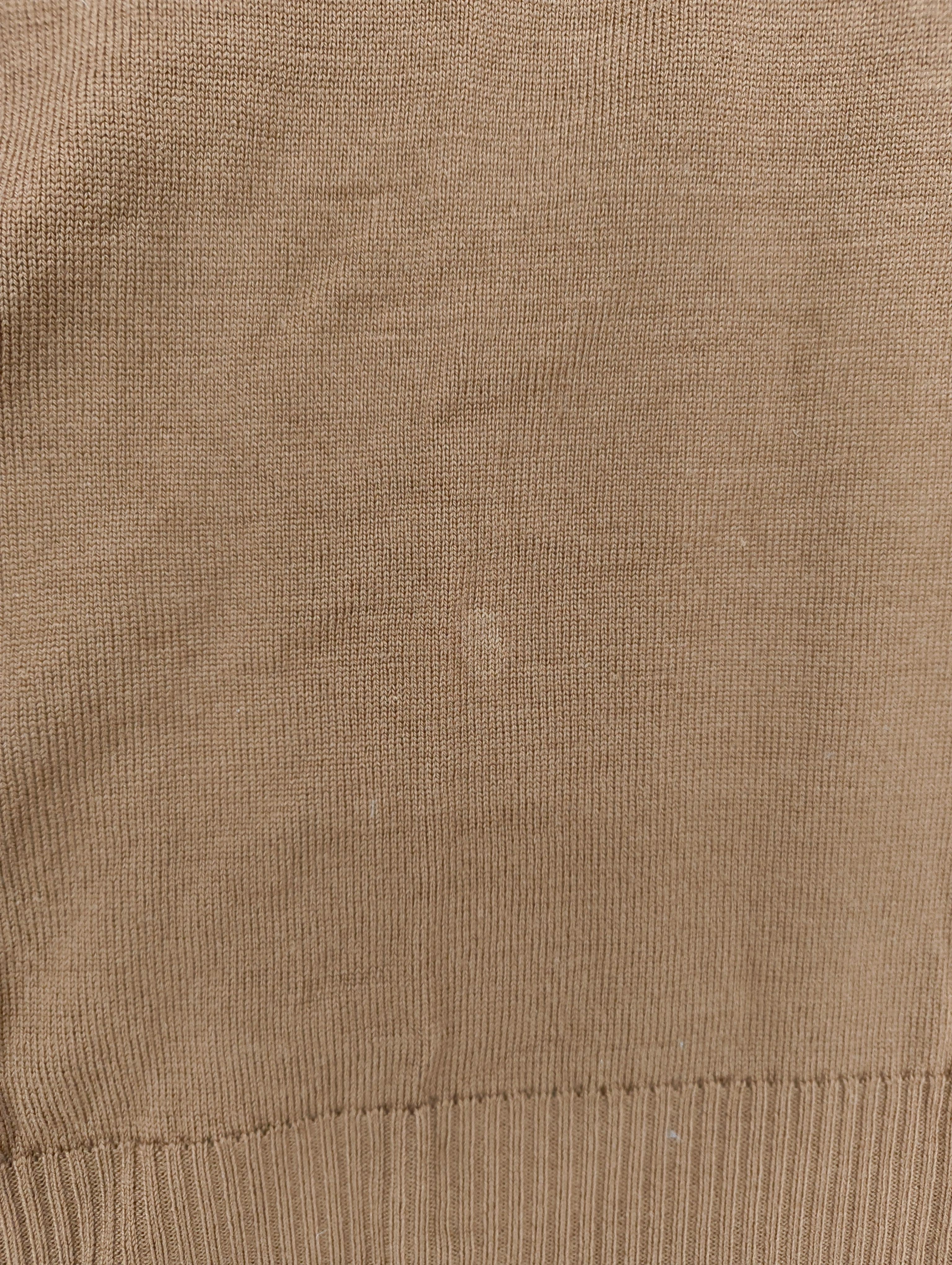 Jaeger Women's Jumper S Brown 100% Wool Roll Neck Pullover - Image 6