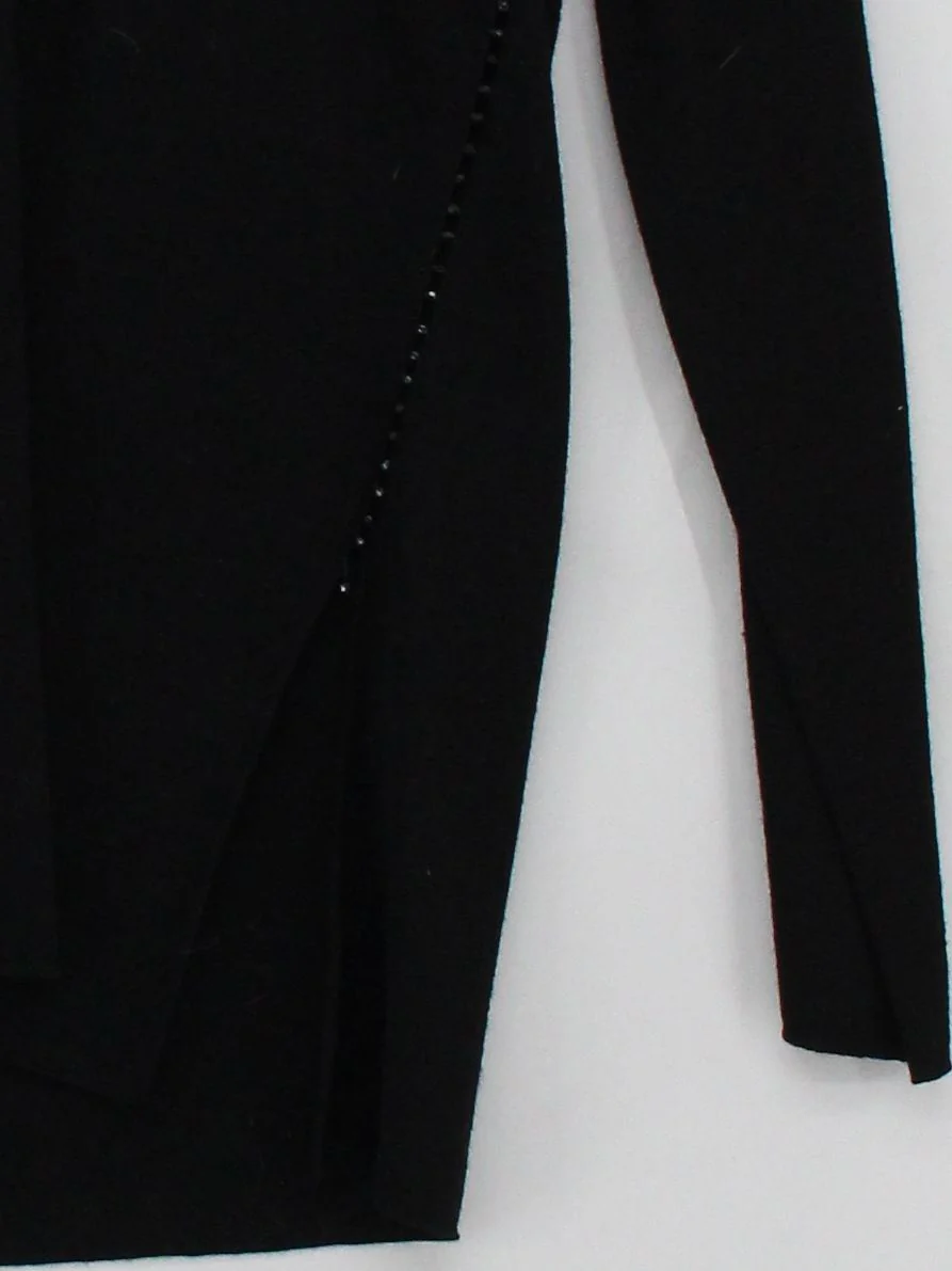 Jaeger Women's Jumper XL Black Wool with Viscose V-Neck Pullover - Image 4