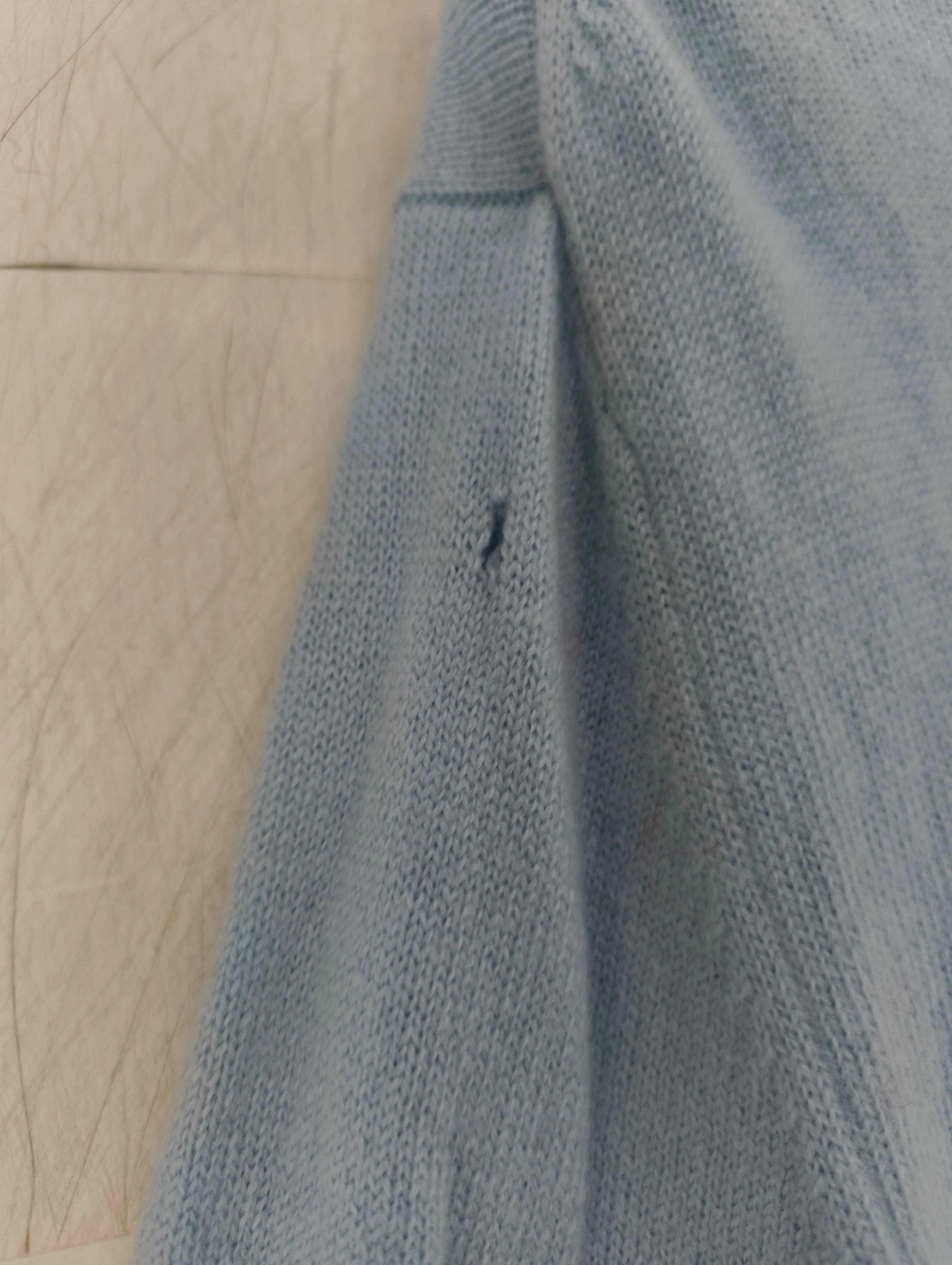 Jaeger Women's Jumper XL Blue Wool with Cashmere Roll Neck Pullover - Image 5