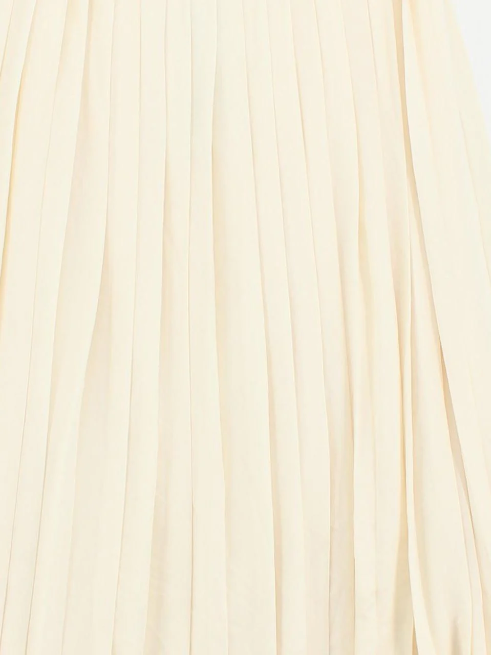 Jaeger Women's Midi Skirt UK 14 Cream 100% Polyester Midi Pleated - Image 3