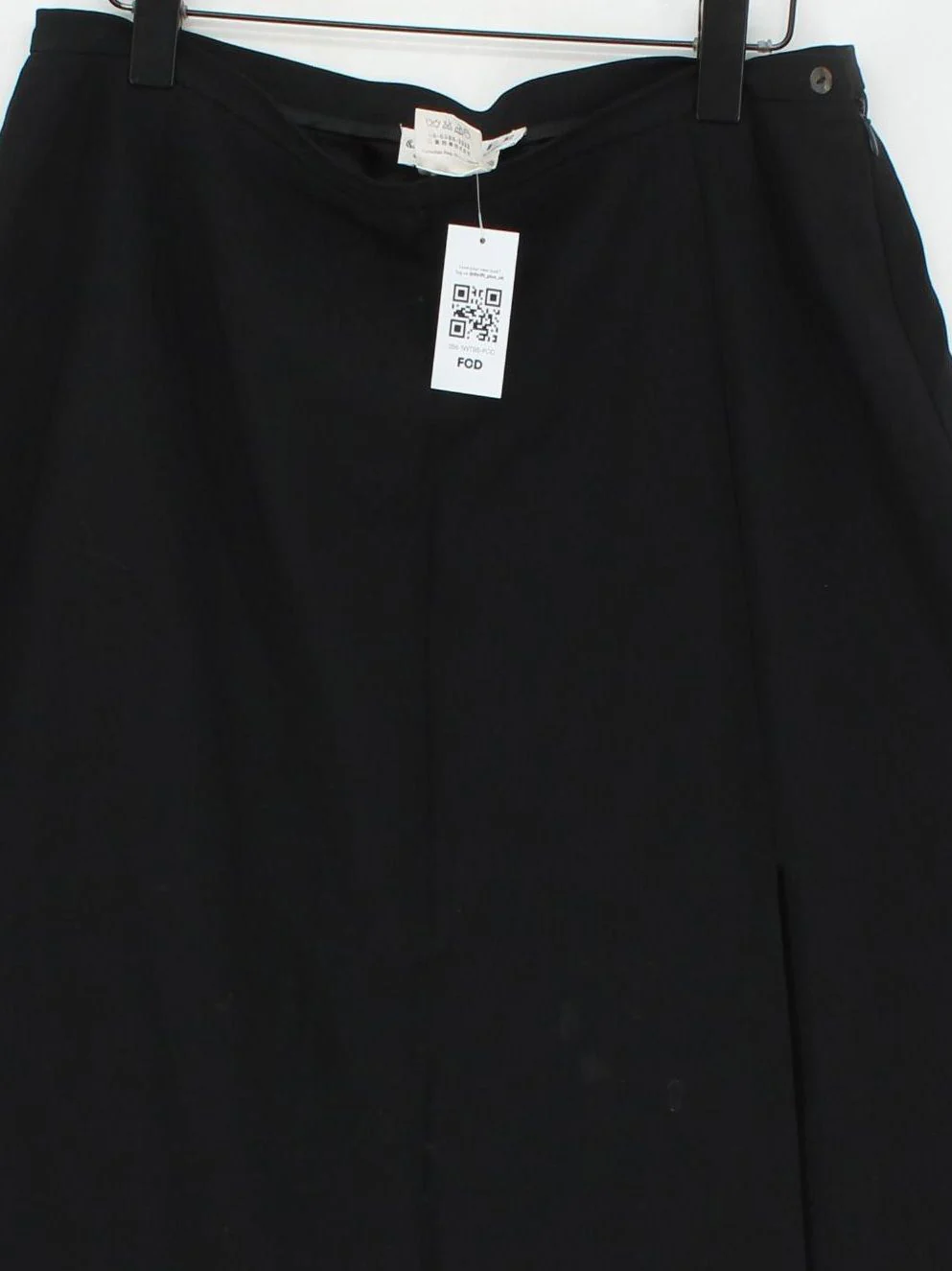 Jaeger Women's Midi Skirt XXL Black Wool with Acetate Midi A-Line - Image 3