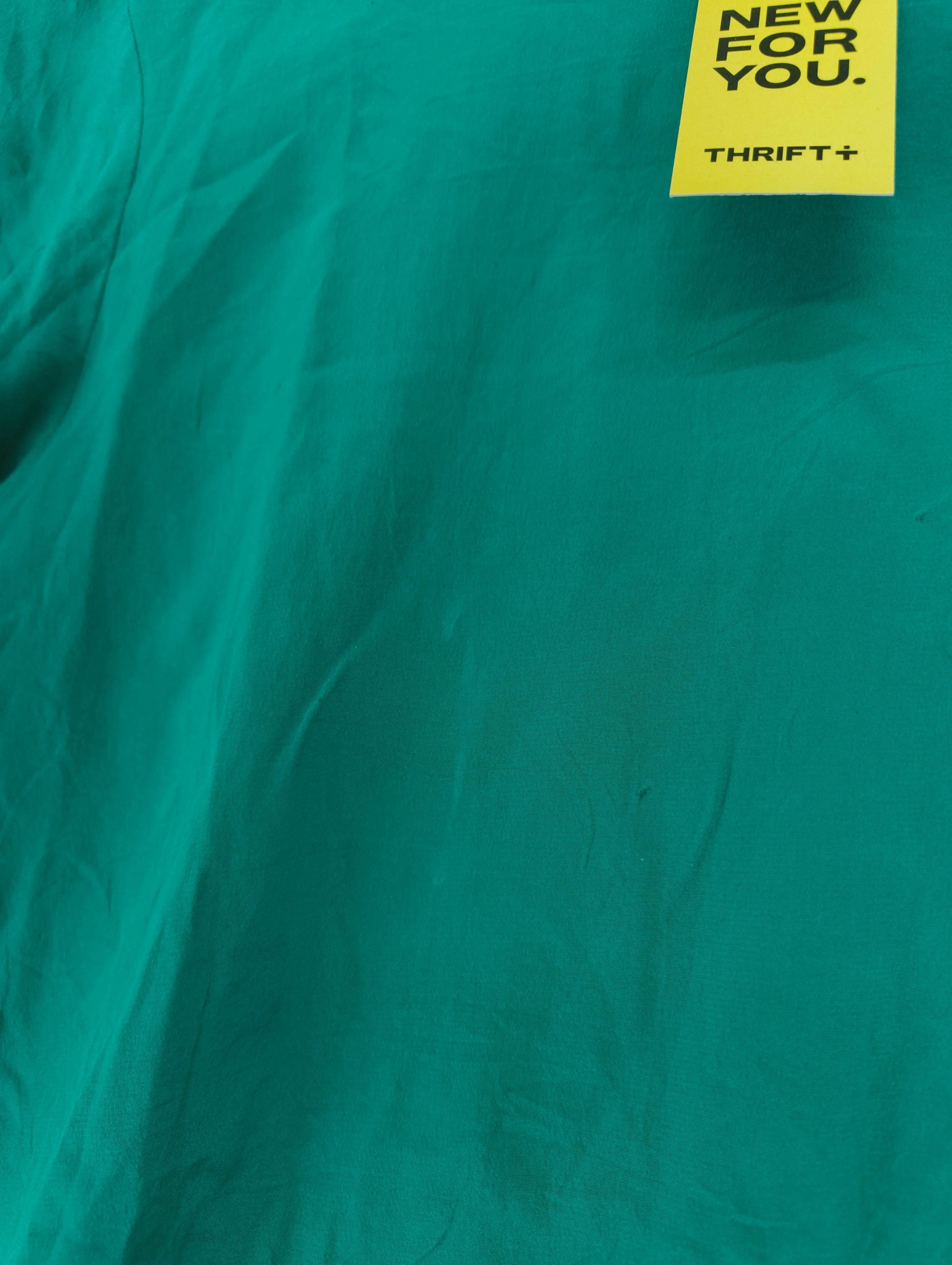 Jaeger Women's Top UK 10 Green 100% Silk Short Sleeve Round Neck Basic - Image 5