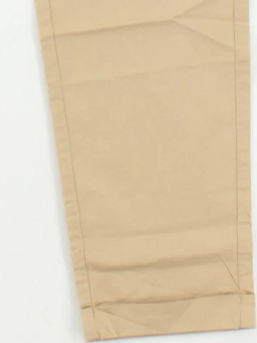 Jaeger Women's Trousers UK 8 Tan Cotton with Elastane Tapered Chino - Image 4