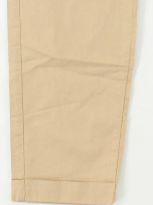 Jaeger Women's Trousers UK 8 Tan Cotton with Elastane Tapered Chino - Image 4