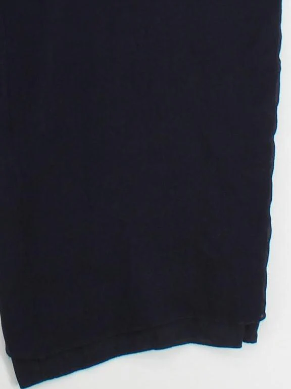 Jaeger Women's Trousers XXL Blue 100% Silk Wide-Leg Sweatpants - Image 4
