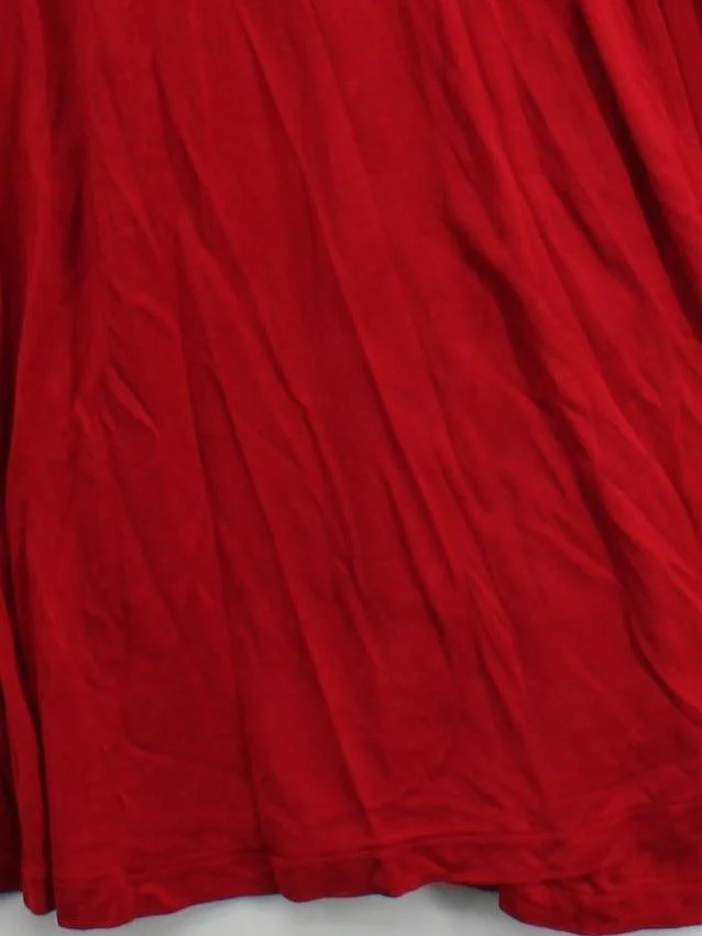 Jaeger Wrap Midi Dress UK12 in Red - Image 4