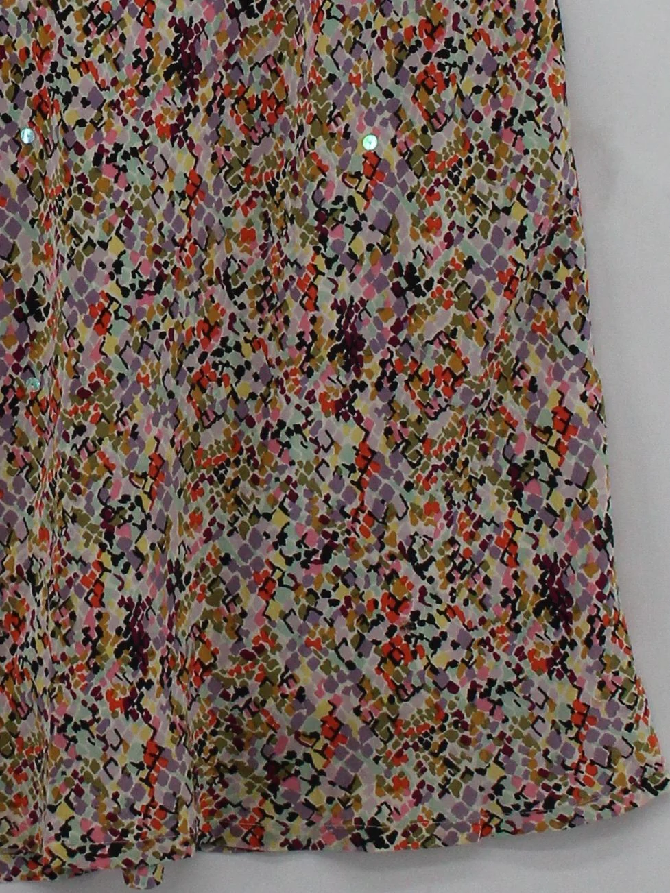 JAG Women's Mini Skirt UK 16 Multi Floral Silk with Nylon Short Mini - Image 4