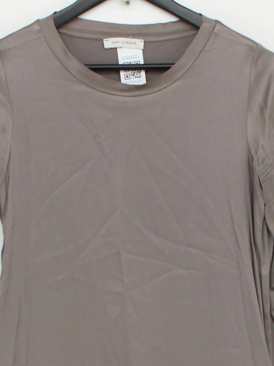 JAKI LONDON T-Shirt Midi Dress S in Tan - Image 3