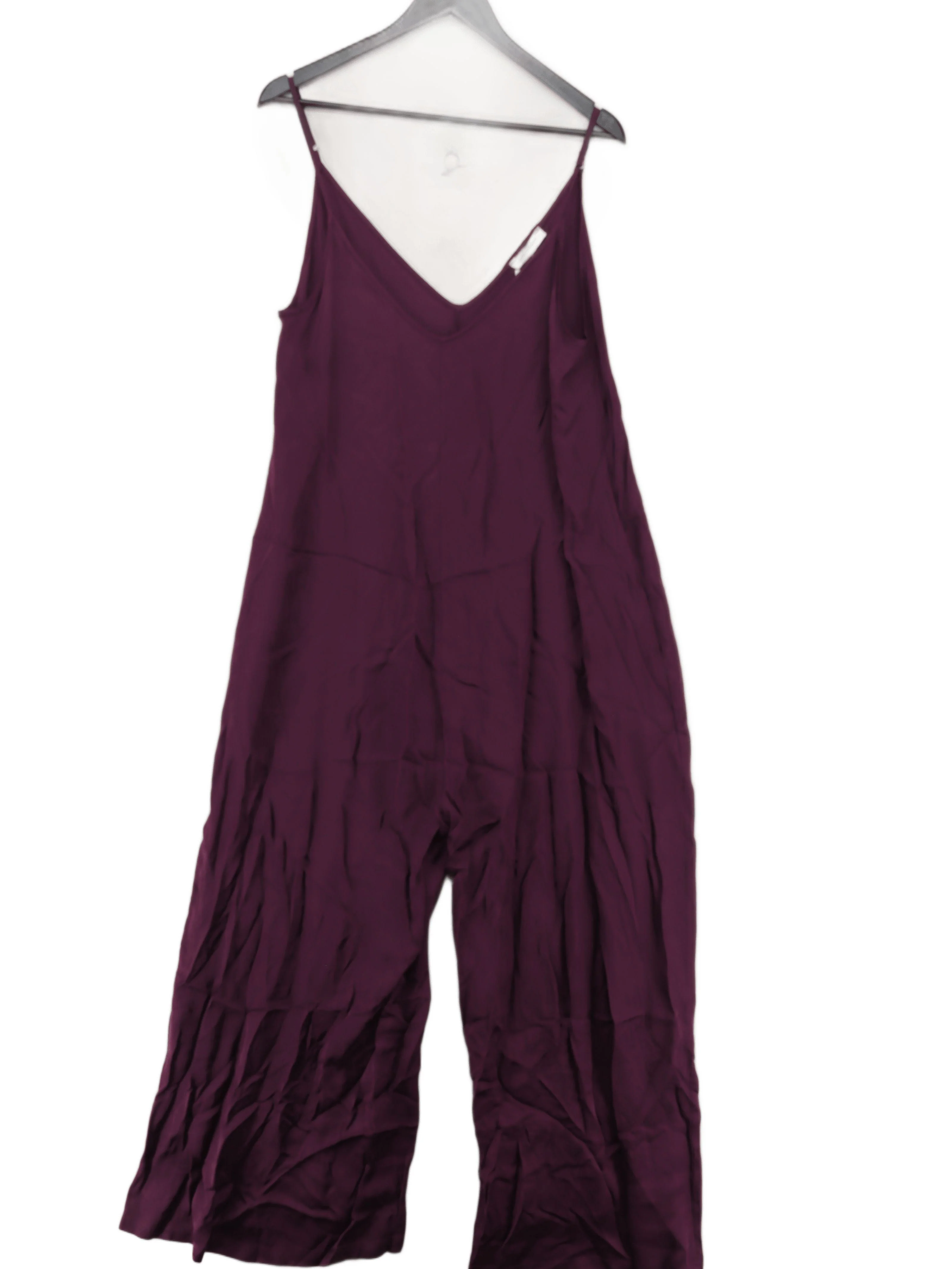 JAKI LONDON Women's Jumpsuit S Purple 100% Viscose Wide-Leg Jumpsuit