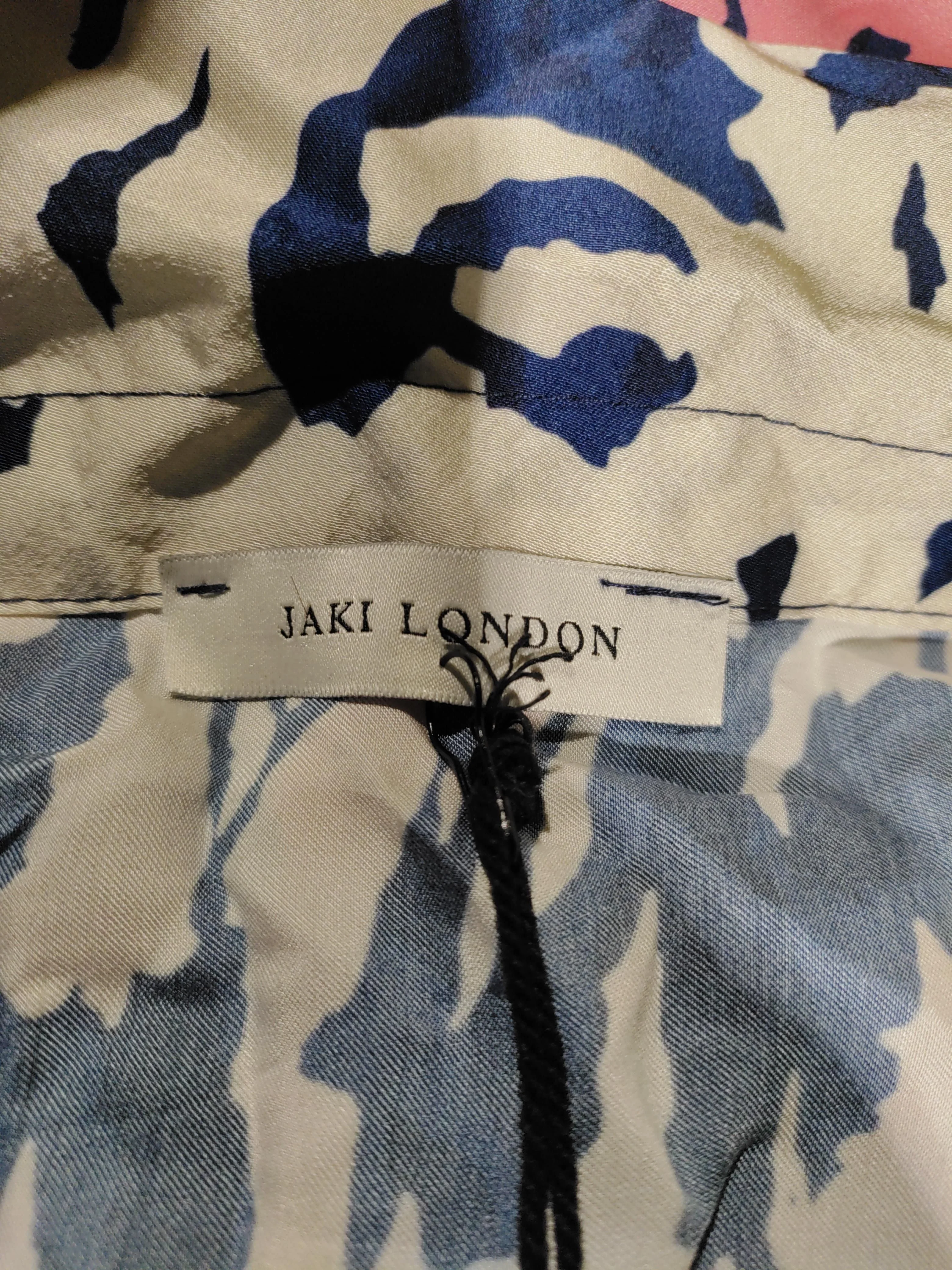 JAKI LONDON Women's Shirt M Multi 100% Other Short Sleeve Collared Basic - Image 6