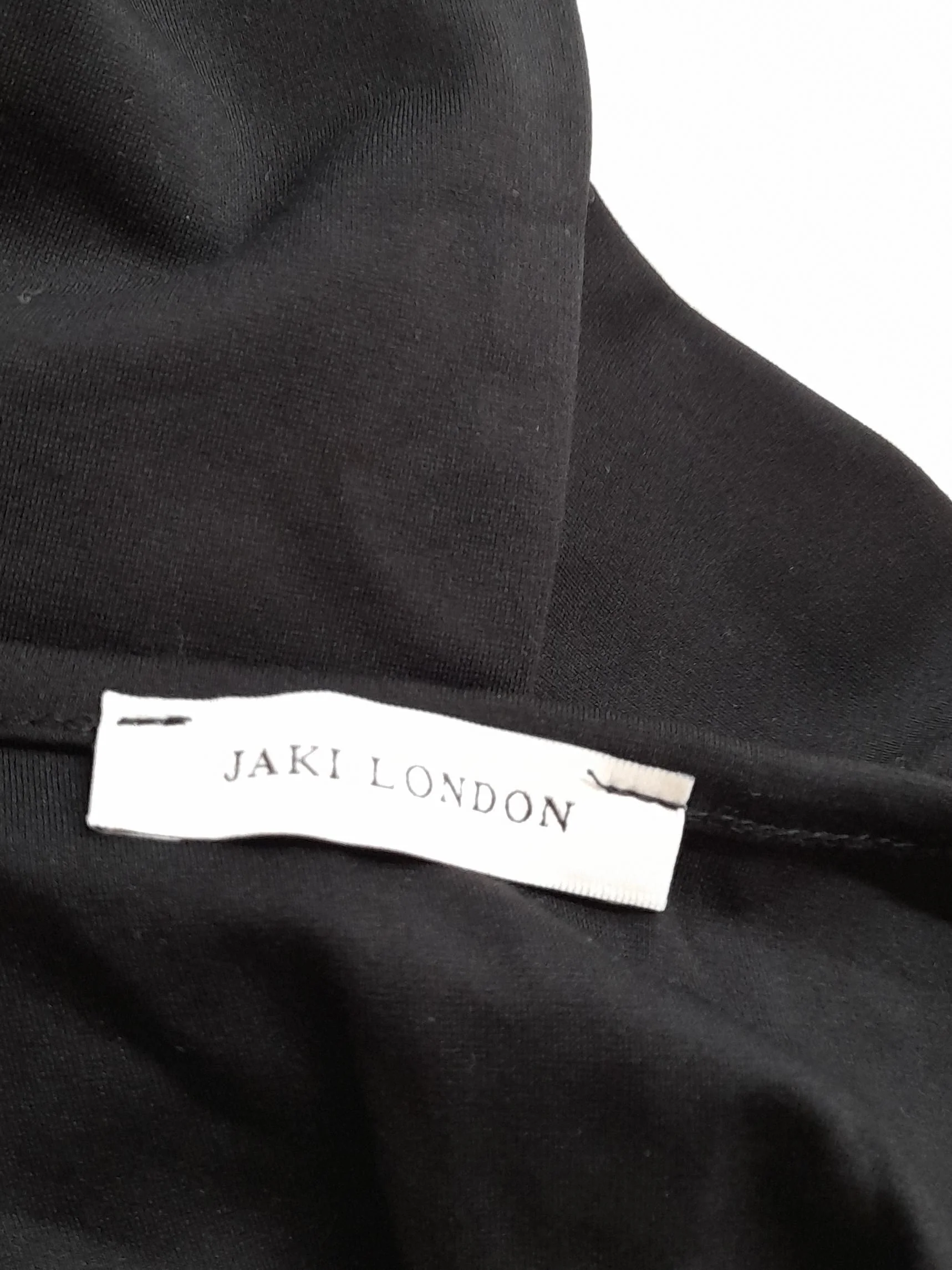 JAKI LONDON Women's Top XL Black Viscose with Nylon, Elastane Basic - Image 5