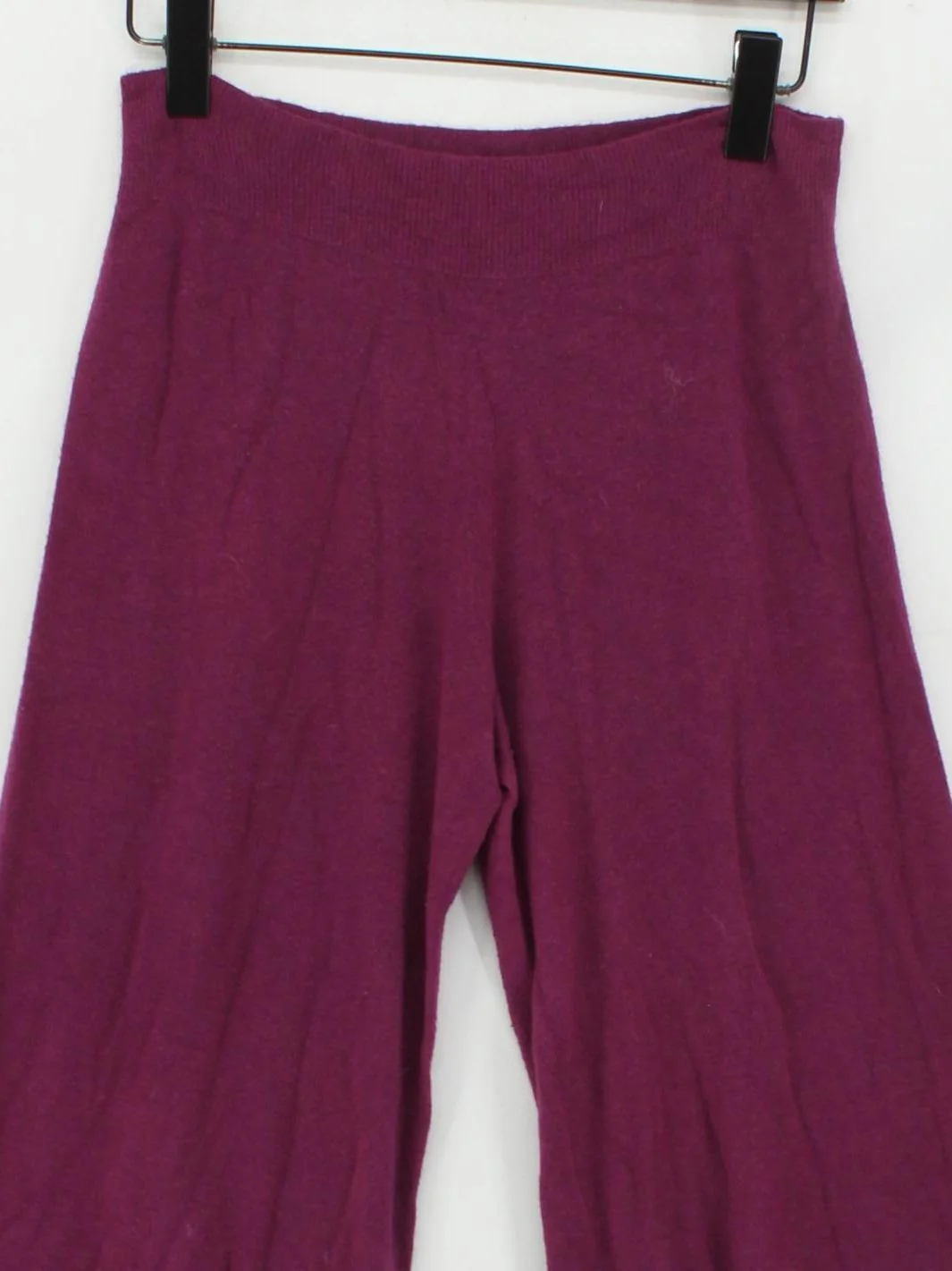 JAKI LONDON Women's Trousers W 26 in Purple 100% Other Wide-Leg Sweatpants - Image 3