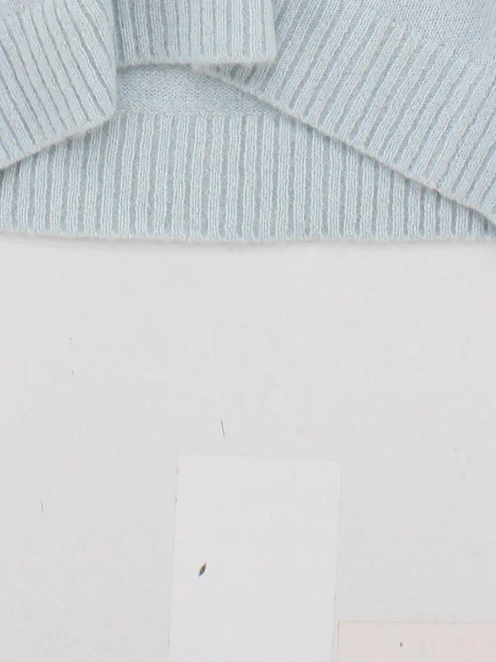 James Perse Women's Jumper UK 6 Blue 100% Cashmere V-Neck Pullover - Image 4