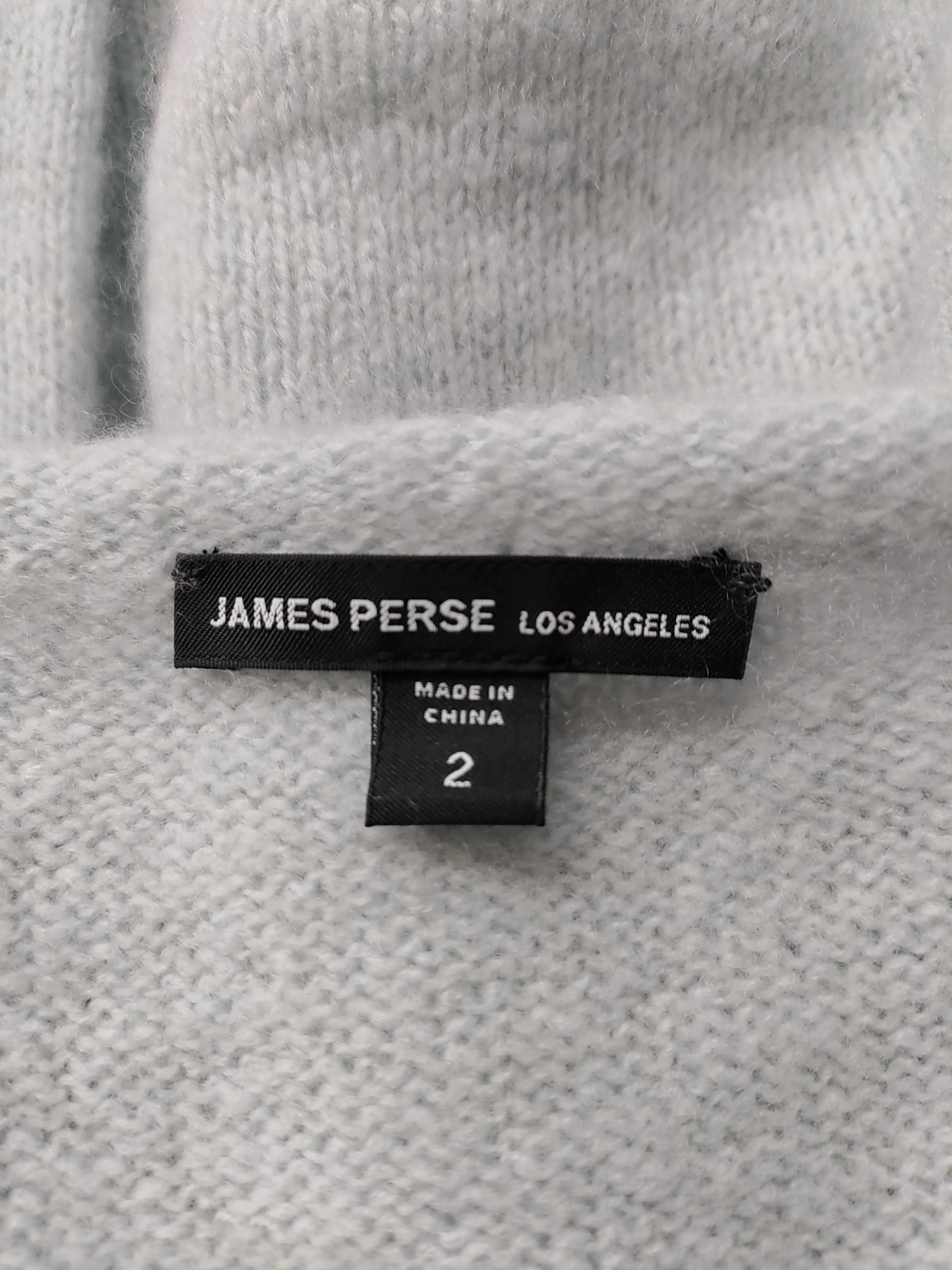 James Perse Women's Jumper UK 6 Blue 100% Cashmere V-Neck Pullover - Image 5