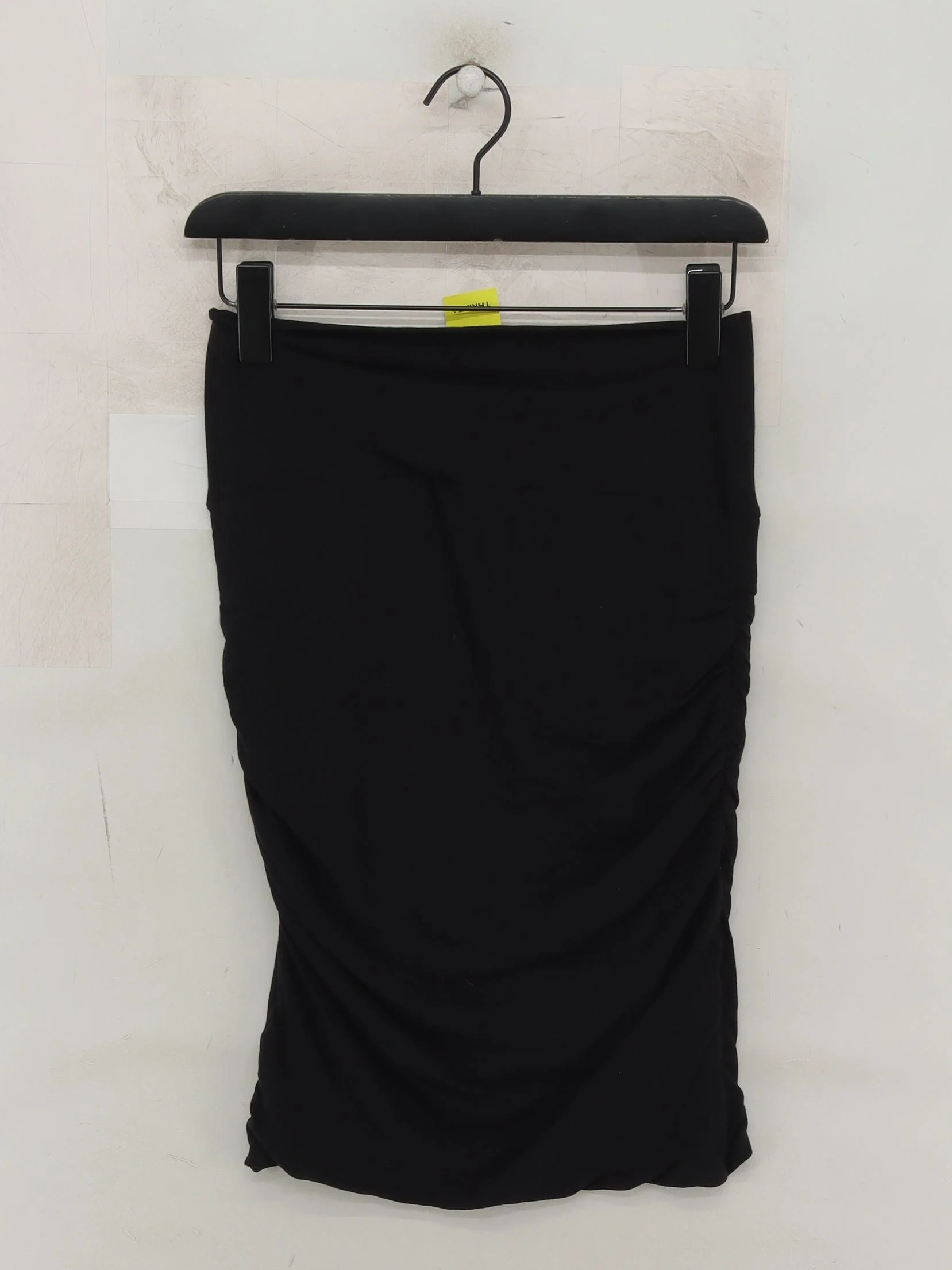 James Perse Women's Mini Skirt L Black Cotton with Spandex Short Mini - Image 2