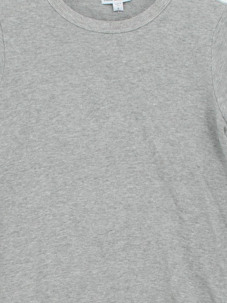 James Perse Women's T-Shirt XXS Grey 100% Cotton Short Sleeve Round Neck Basic - Image 3