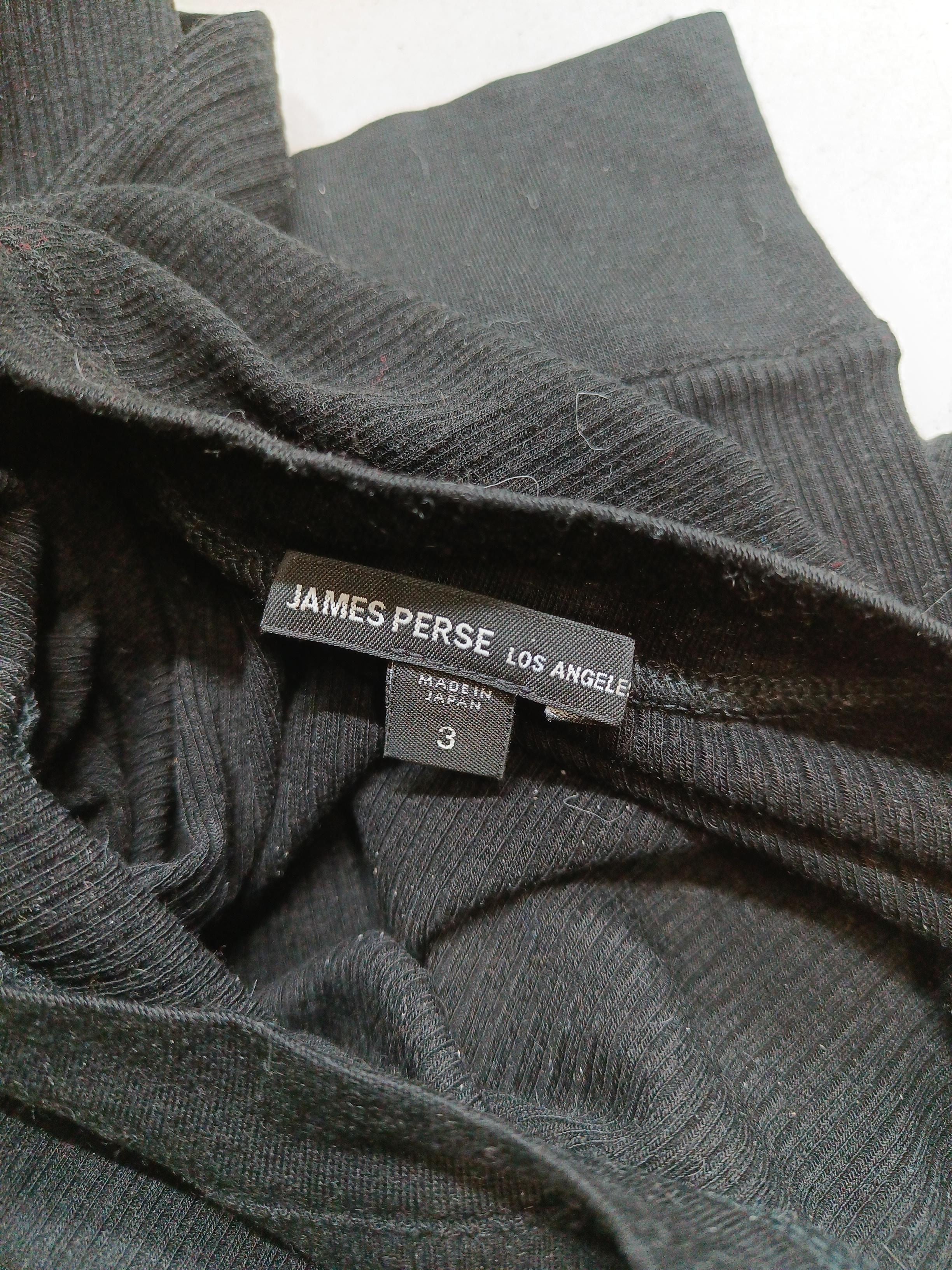 James Perse Women's Top L Black Lyocell Modal with Elastane Basic - Image 5