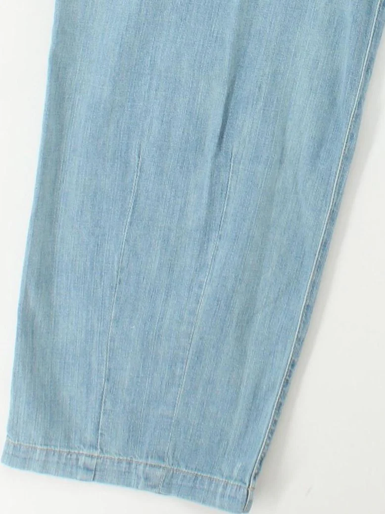 James Perse Women's Trousers W 27 in Blue 100% Cotton Wide-Leg Chino - Image 4