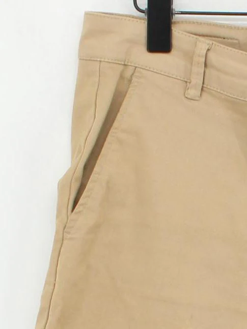 Jameson Carter Men's Shorts W 30 in Tan Cotton with Elastane Chino - Image 4
