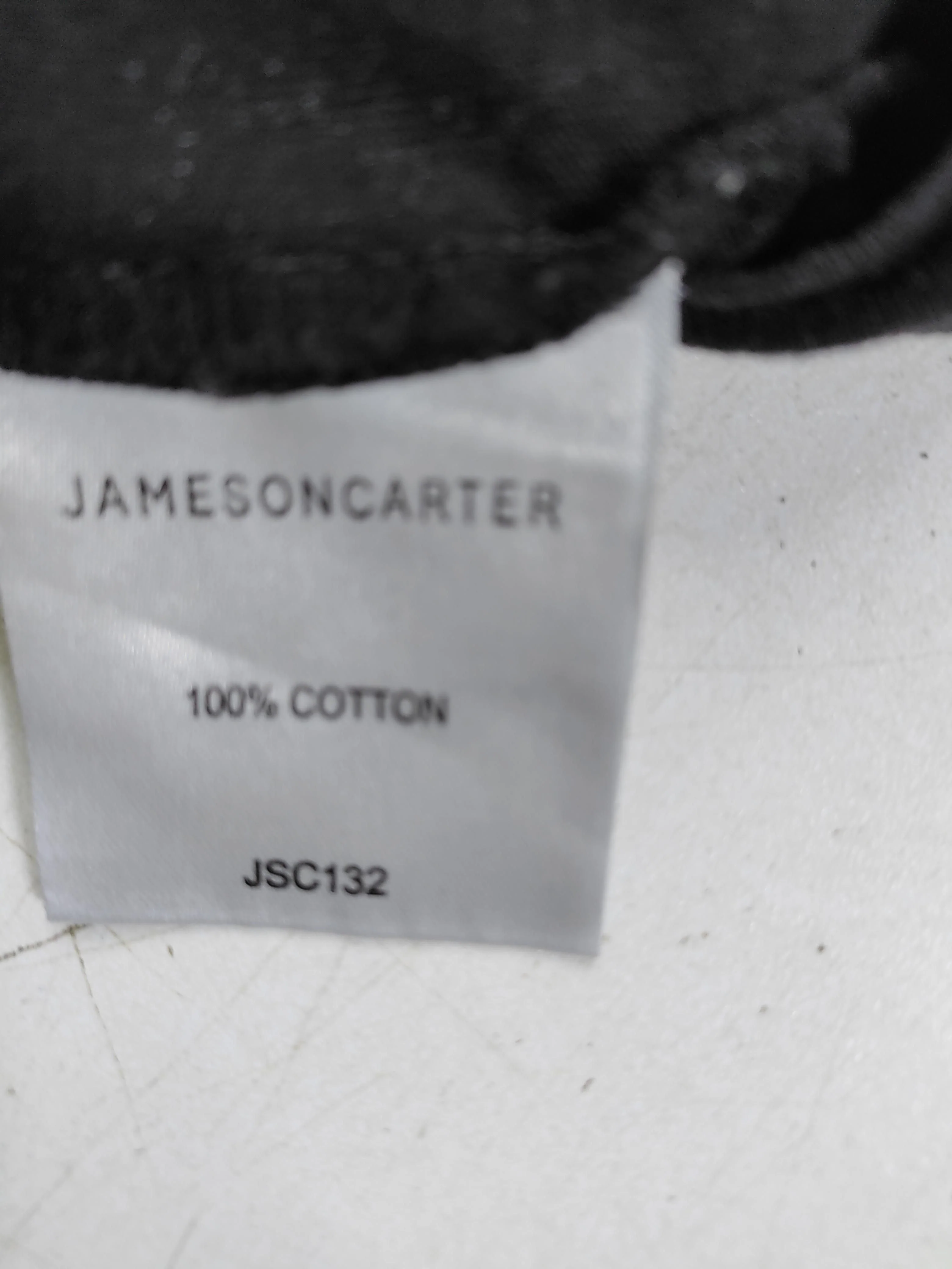 Jameson Carter Men's T-Shirt S Black Striped 100% Cotton Basic - Image 6