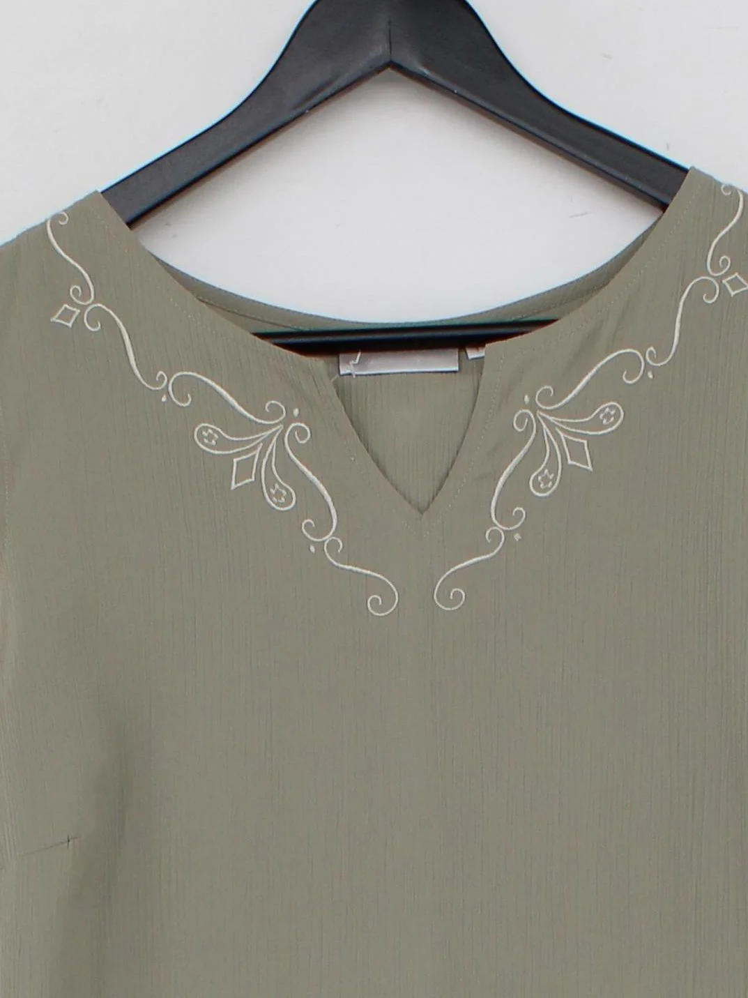 janique T-Shirt Midi Dress L in Green - Image 3